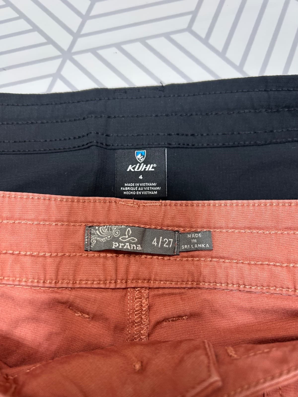 Bundle Kuhl Horizon & Prana Elle Shorts Size 4 W28 Cargo Hiking Black Rust a1 - Thumbnail 15
