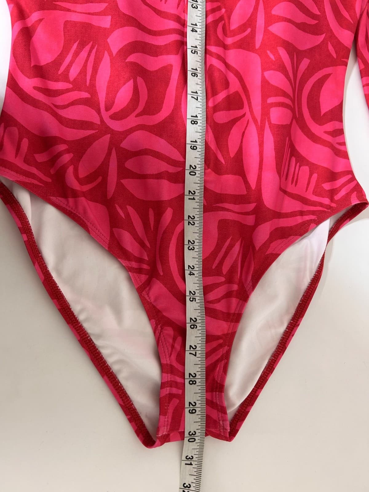 NWT $112 Next By Athena size XL Long Sleeve Zip One Piece Swimsuit Scuba Resort - Thumbnail 6