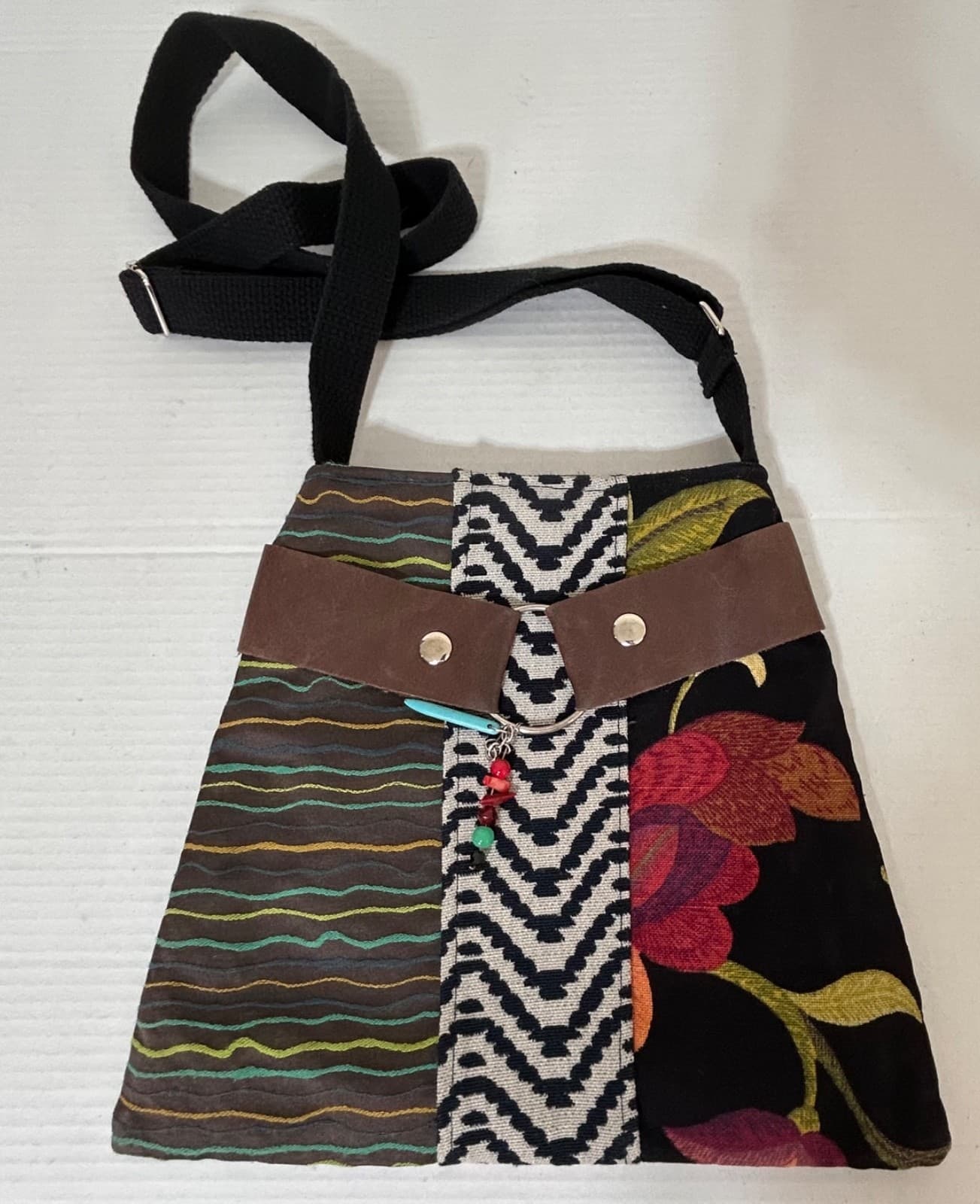 St. Clair Designs Handmade in Colorado Crossbody Bag Boho Festival Fun Purse - Thumbnail 12