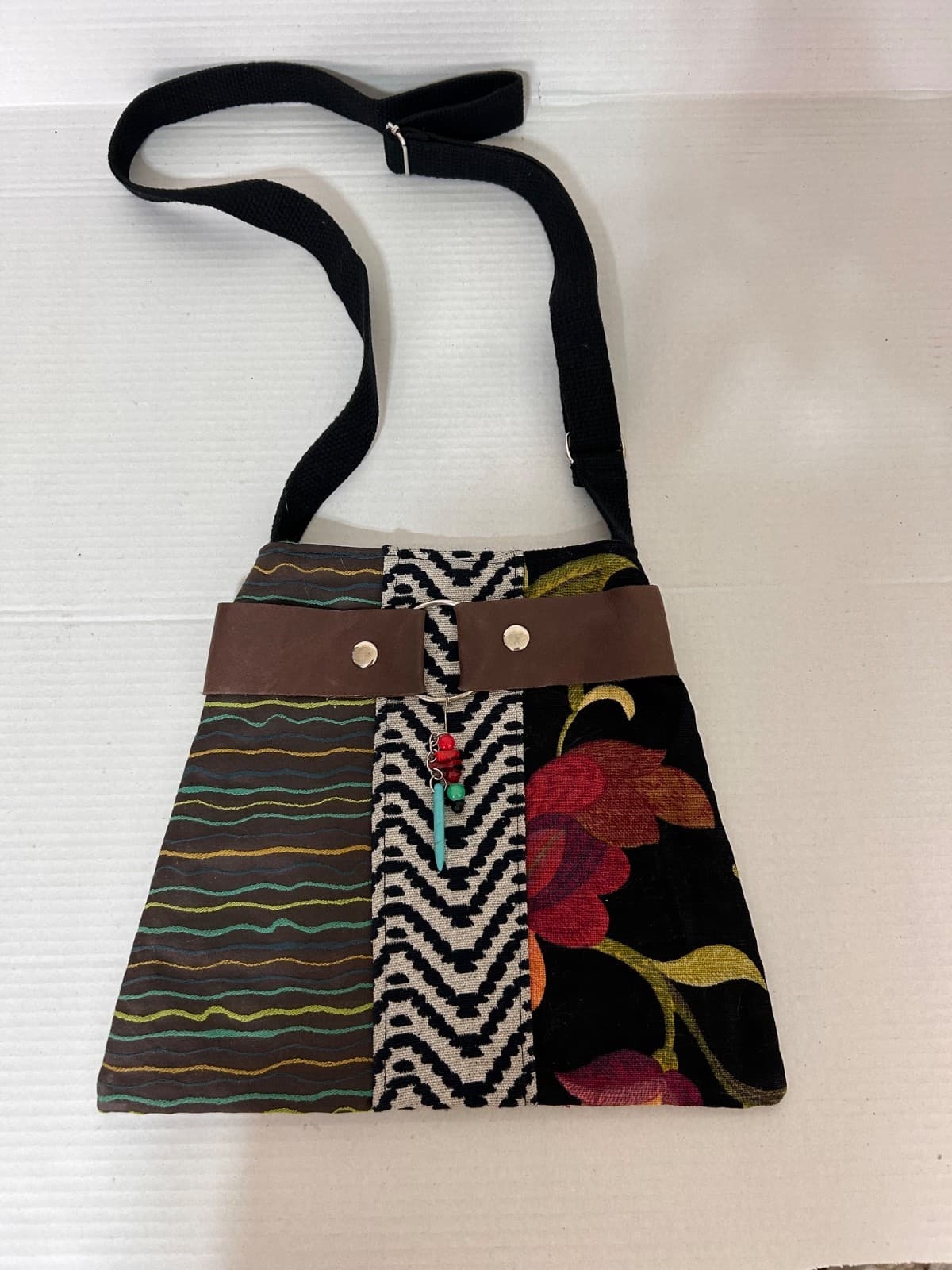 St. Clair Designs Handmade in Colorado Crossbody Bag Boho Festival Fun Purse - Thumbnail 5