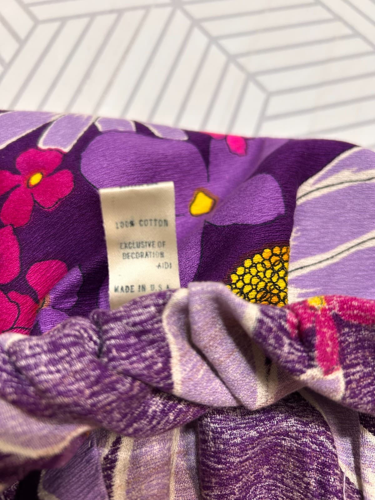 Vintage 70s Beverly Vogue California Size Small Retro Floral Wrap Skirt a - Thumbnail 7
