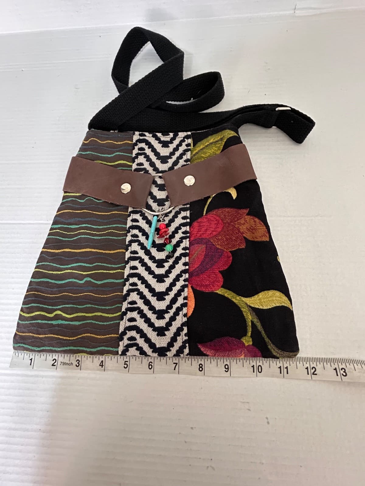 St. Clair Designs Handmade in Colorado Crossbody Bag Boho Festival Fun Purse - Thumbnail 11