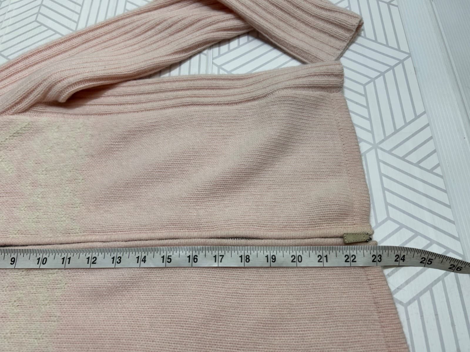 RLR Ralph Lauren Womens size P M Petite Merino Wool Angora Cardigan Sweater a2 - Thumbnail 5