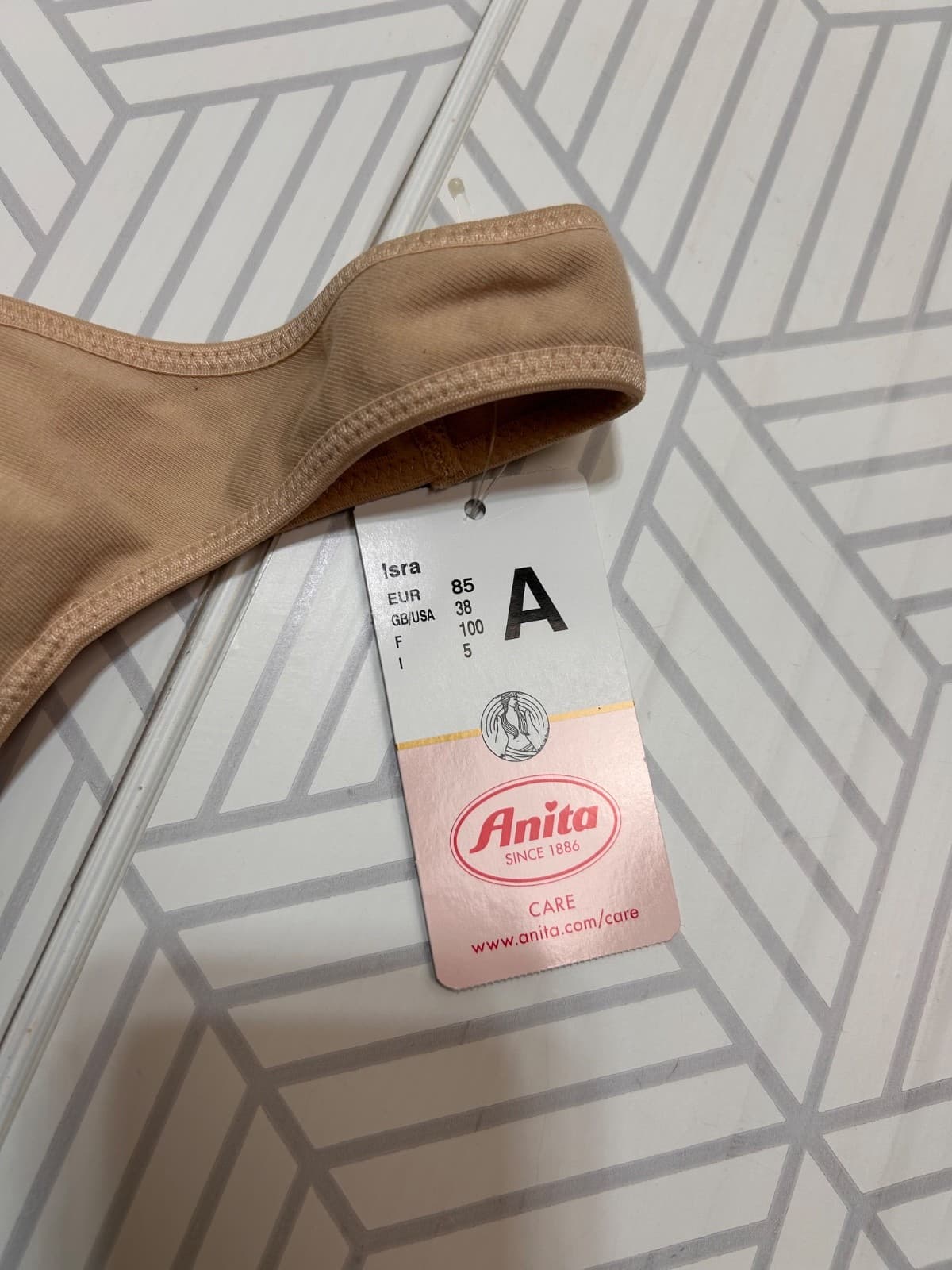Anita Isra 38A Desert Mastectomy Bra Button Front Fastening Wire Free Post Op - Thumbnail 7