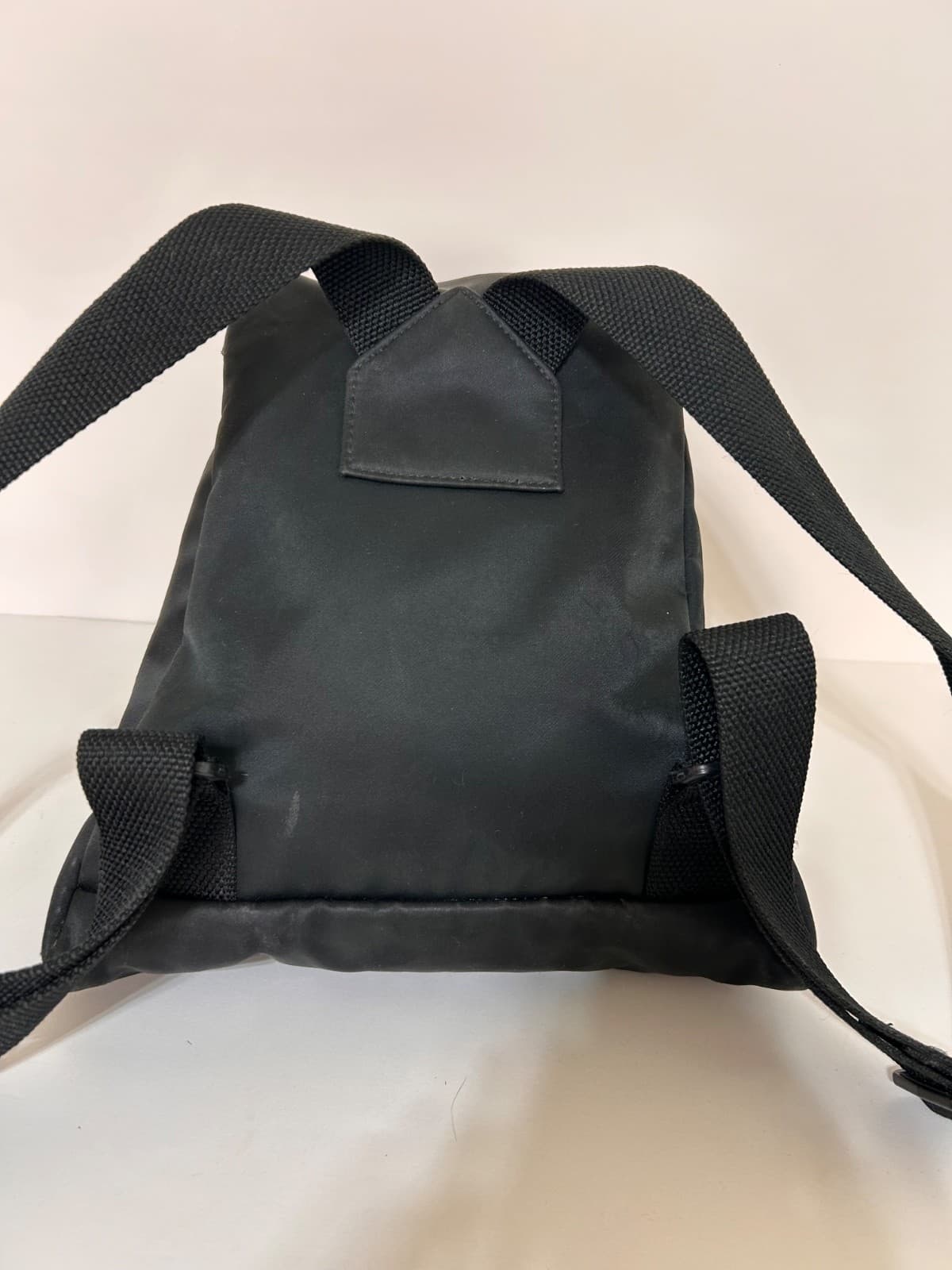 VTG Y2K Old School Kate Spade Vintage 90’s Nylon Mini Backpack Purse Black 1990s - Thumbnail 3