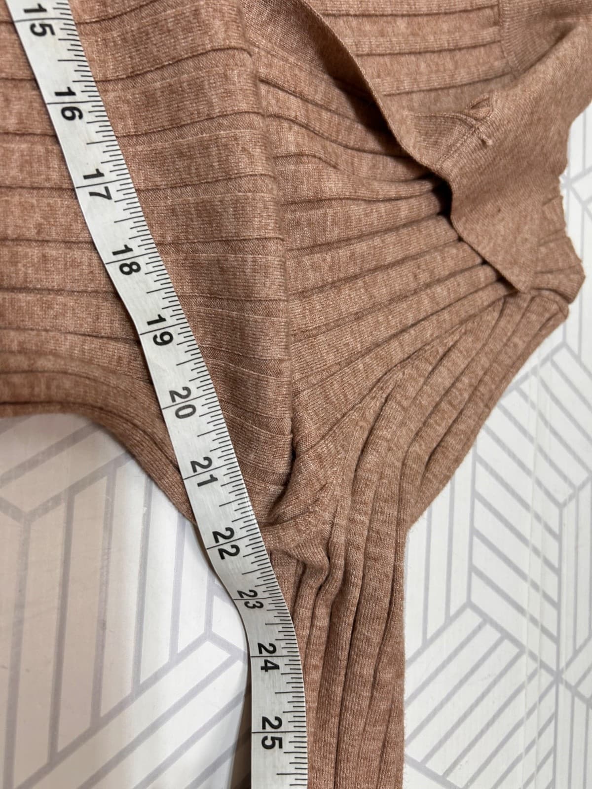 NWT Lucky Brand Aline Collared Stretchy Ribbed Sweater Dress Women Size Large x - Thumbnail 9