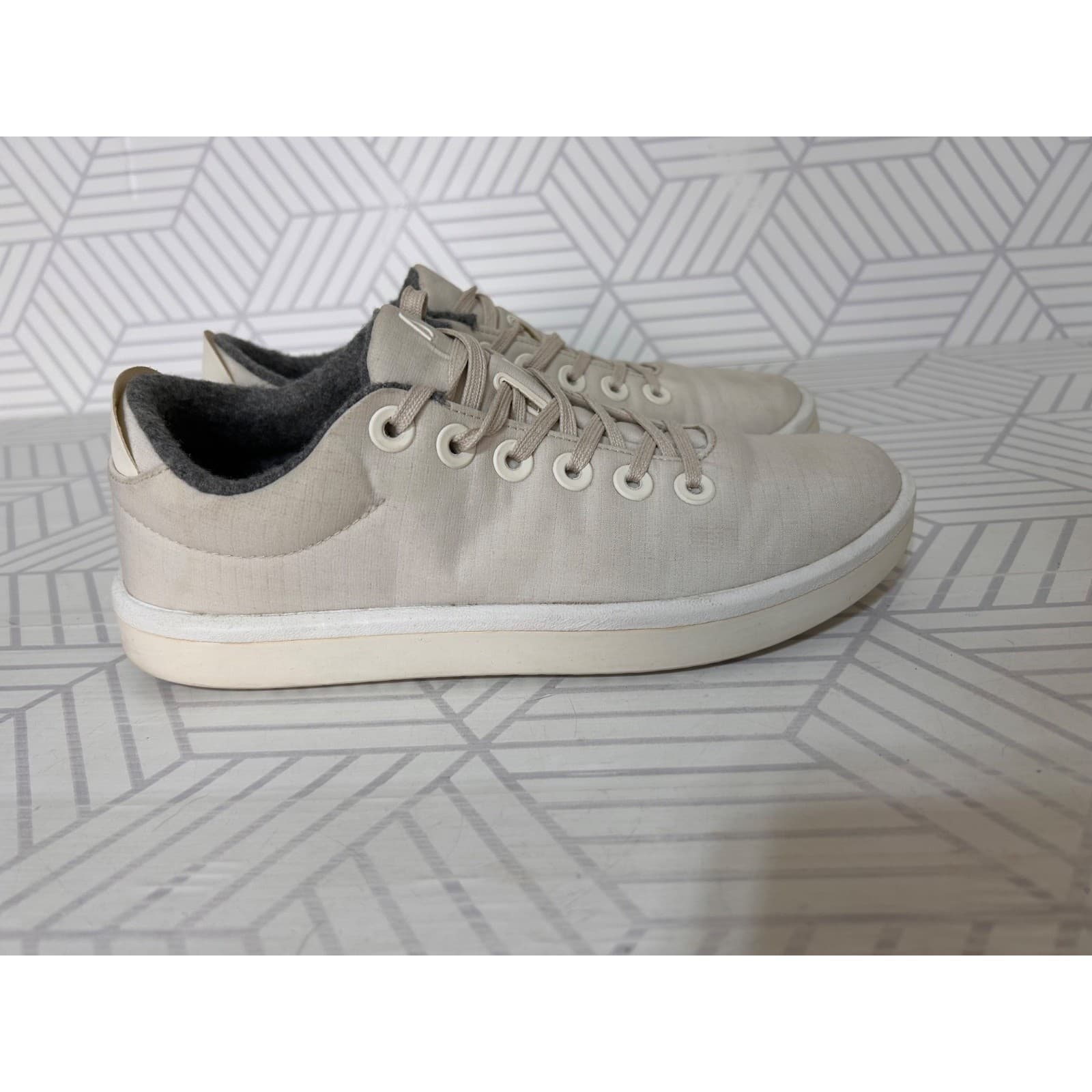 Allbirds Womens size 9 Piper Wool Woven Sneakers Cream Low Top Shoes - Thumbnail 2