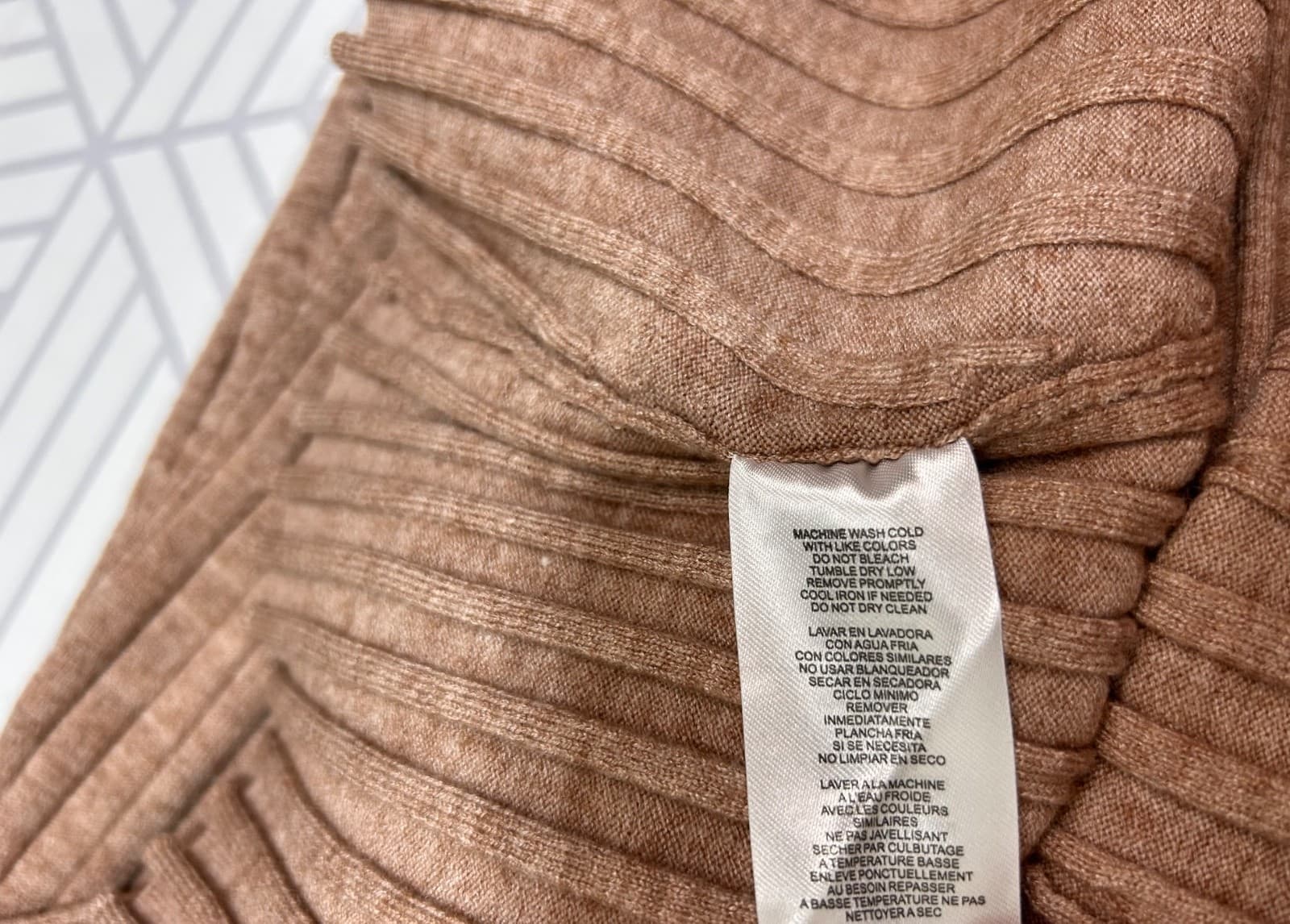 NWT Lucky Brand Aline Collared Stretchy Ribbed Sweater Dress Women Size Large x - Thumbnail 10