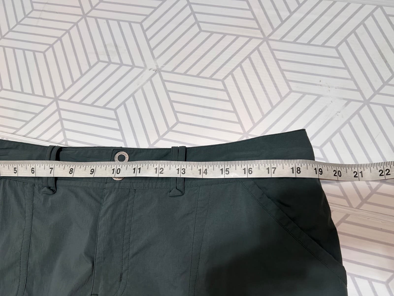 ARC'TERYX Womens PARAPET Hiking Shorts Size 12 Dark Green Cargo a1 - Thumbnail 6