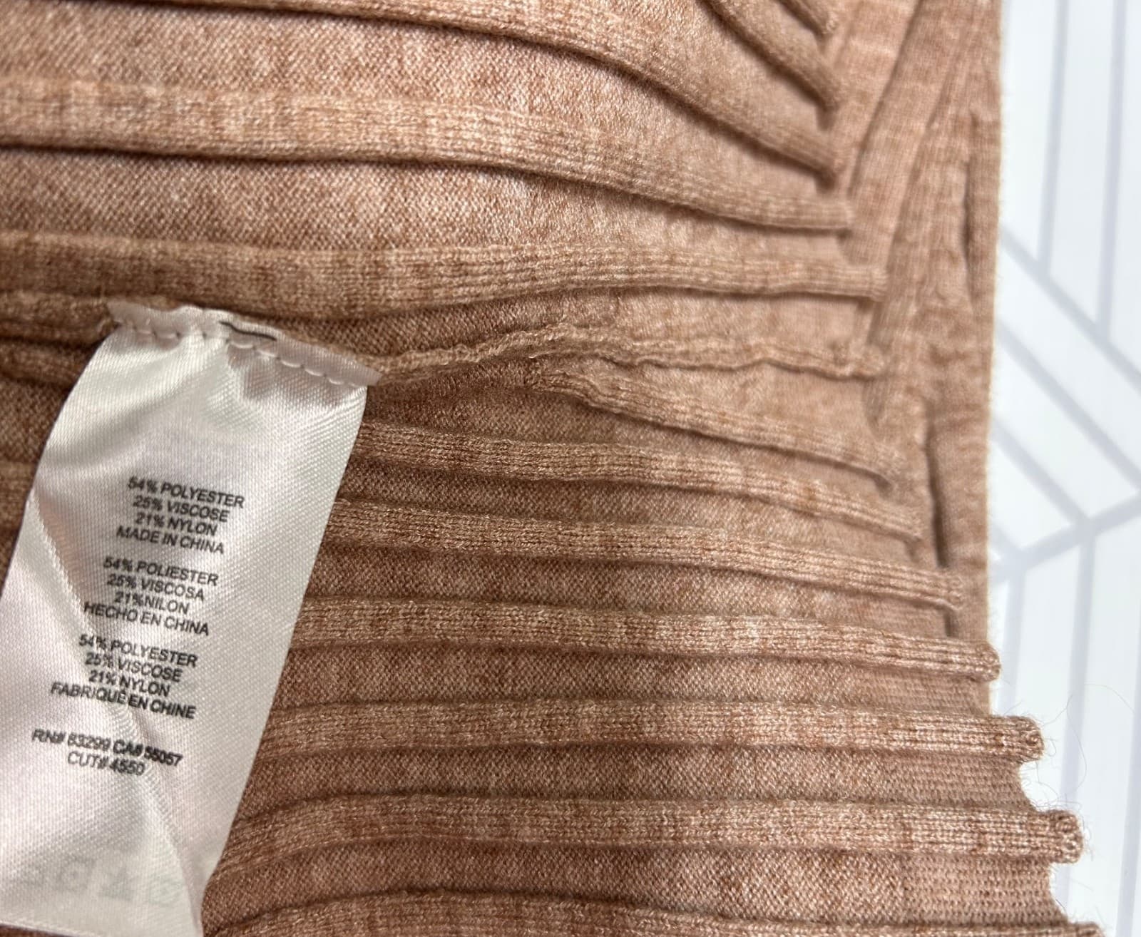 NWT Lucky Brand Aline Collared Stretchy Ribbed Sweater Dress Women Size Large x - Thumbnail 11