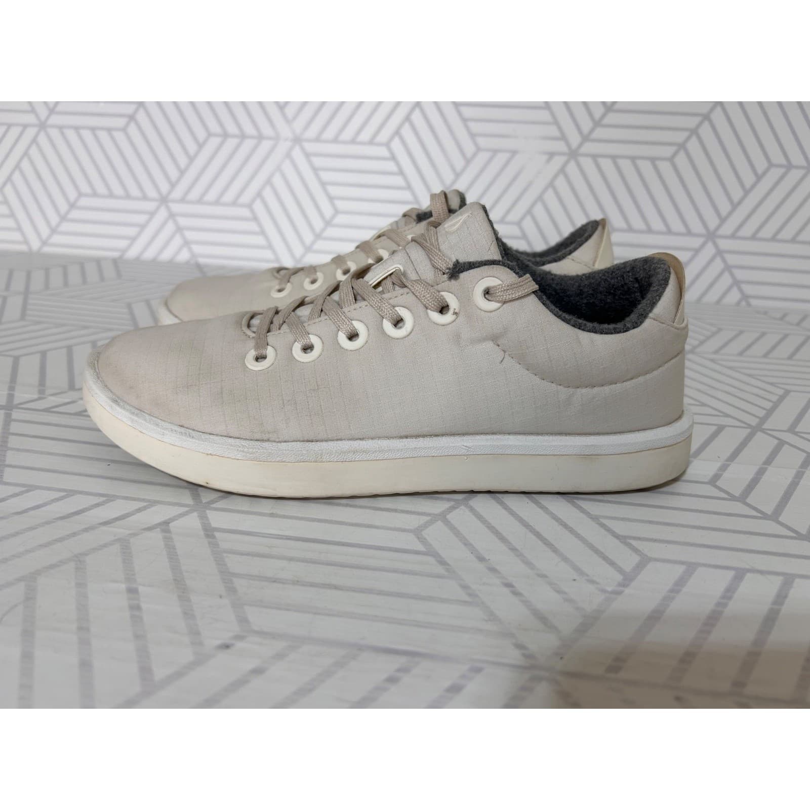 Allbirds Womens size 9 Piper Wool Woven Sneakers Cream Low Top Shoes - Thumbnail 13