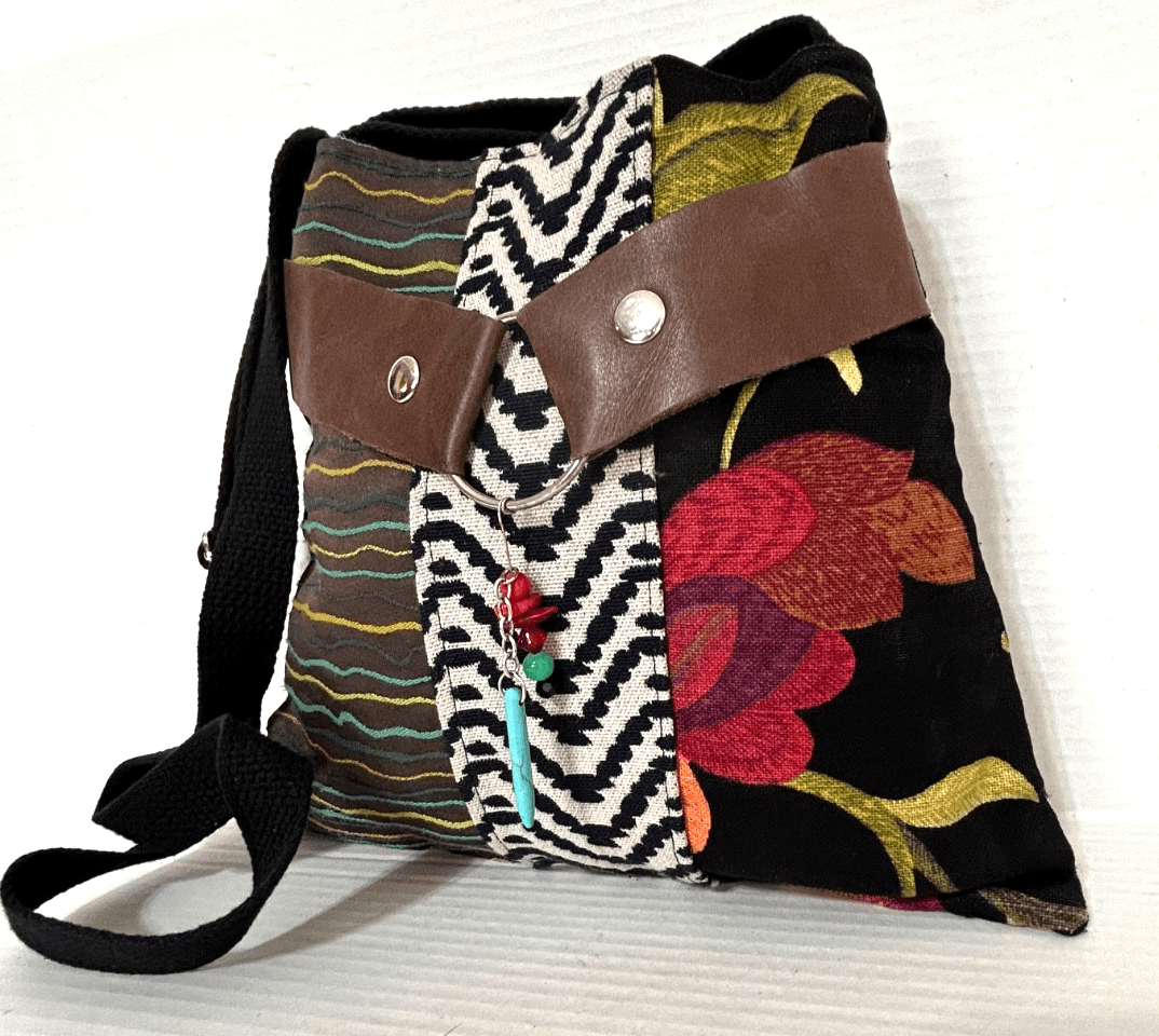 St. Clair Designs Handmade in Colorado Crossbody Bag Boho Festival Fun Purse - Thumbnail 2