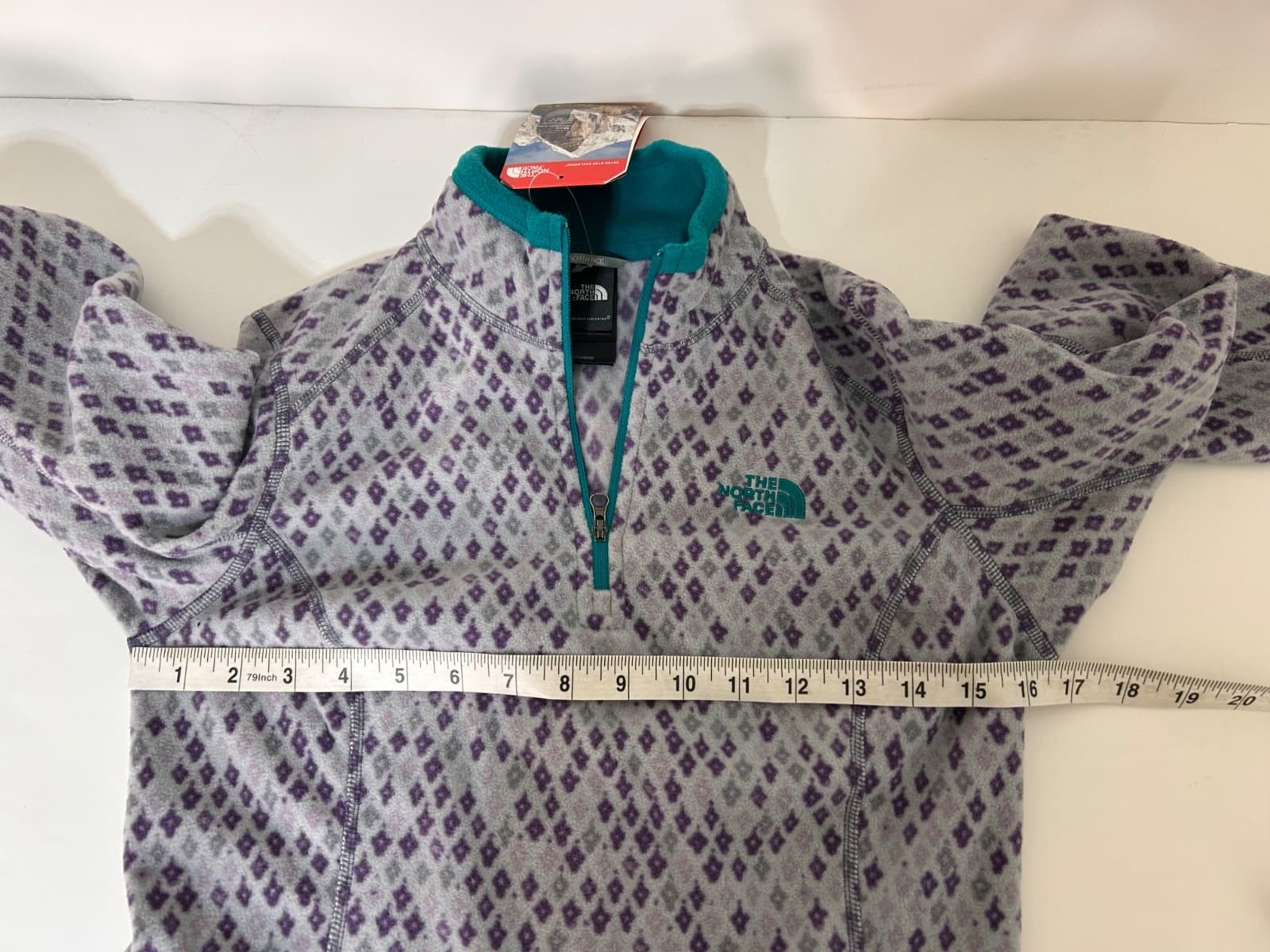 NWT The North Face Women's size XS Glacier 1/4 Zip Pullover Fleece Jacket Top z - Thumbnail 6