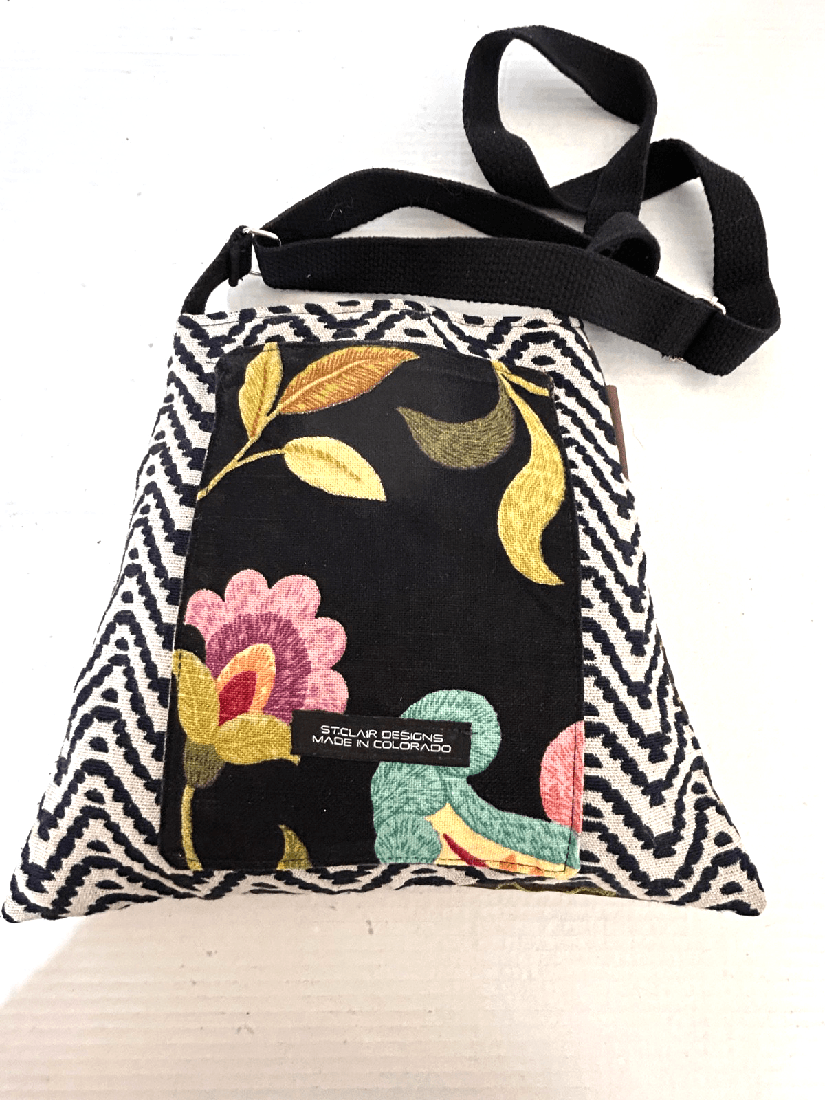 St. Clair Designs Handmade in Colorado Crossbody Bag Boho Festival Fun Purse - Thumbnail 4