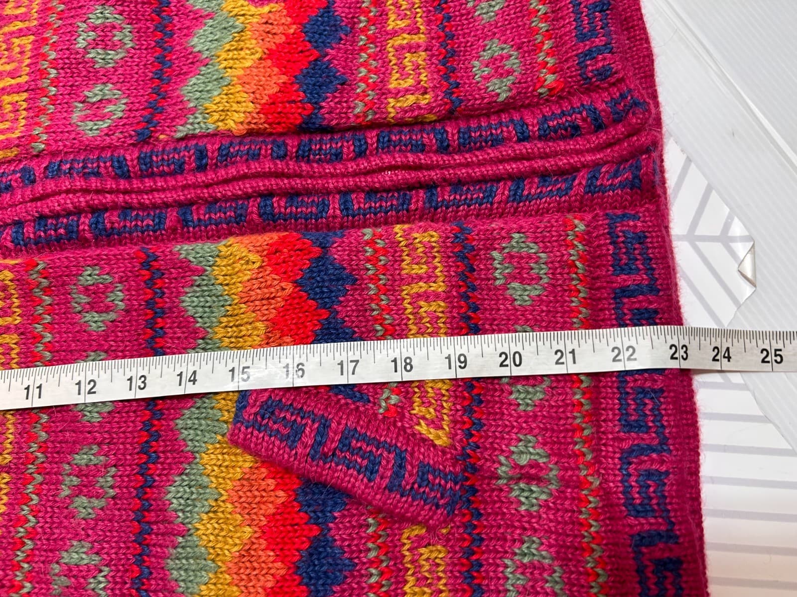 The Alpaca Connection Women's size M fits L Hoodie Zip Up Jacket Handmade PERU - Thumbnail 5