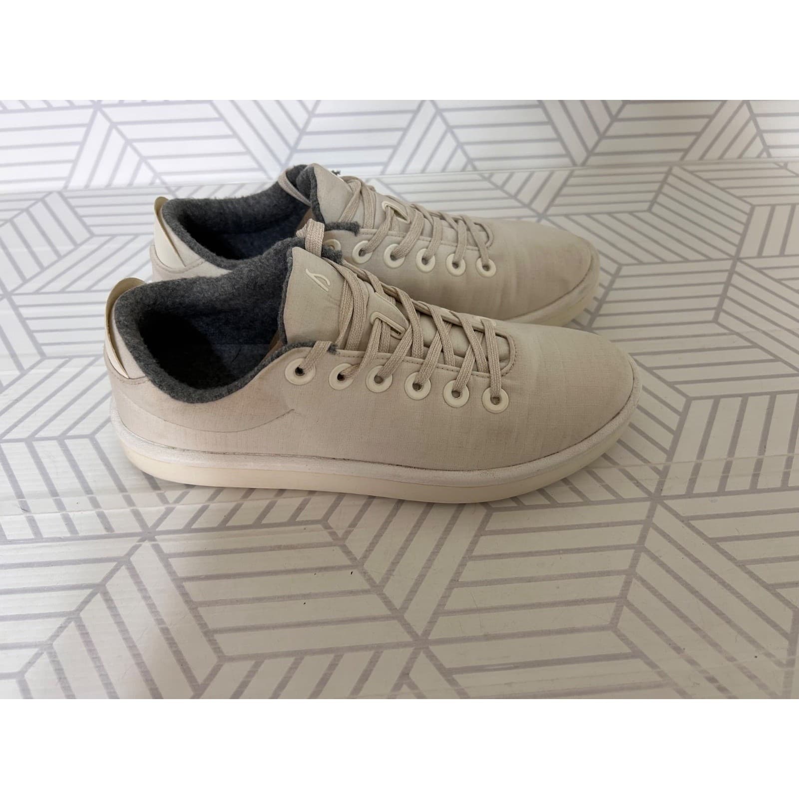 Allbirds Womens size 9 Piper Wool Woven Sneakers Cream Low Top Shoes - Thumbnail 14