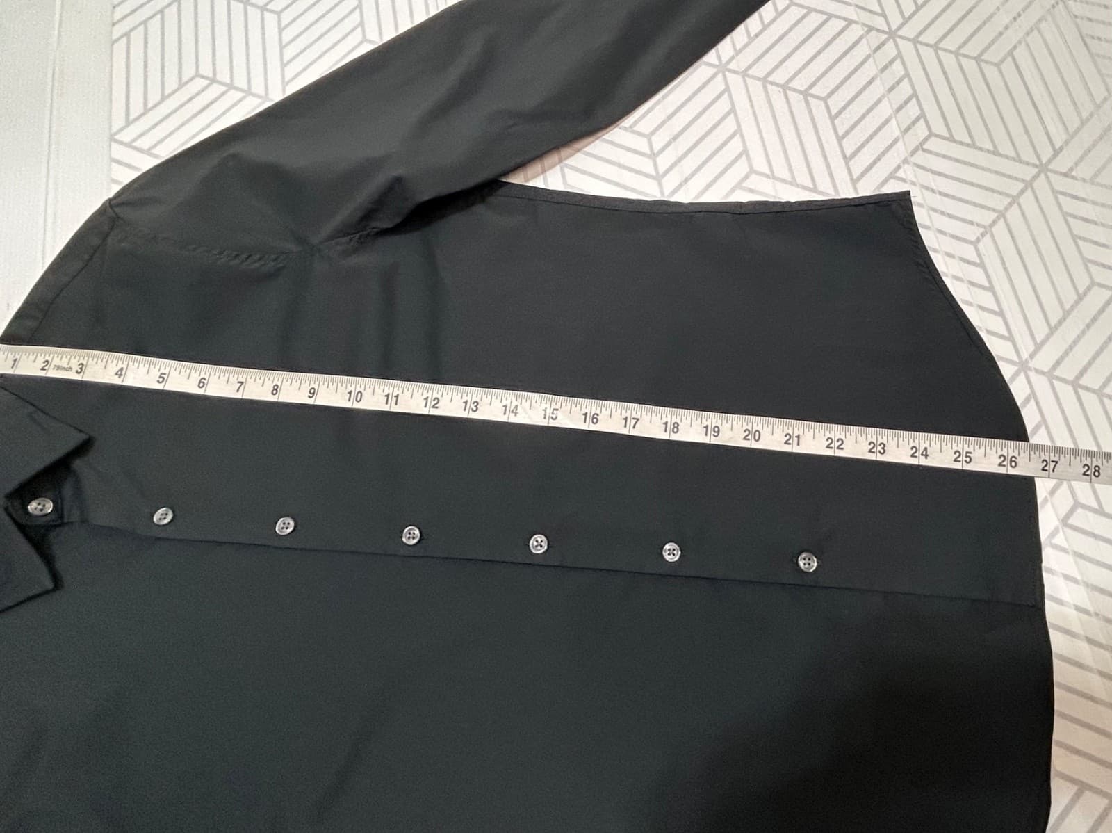 Abercrombie & Fitch Men size XS Work Dress Suiting Shirt Button Up Black x - Thumbnail 8