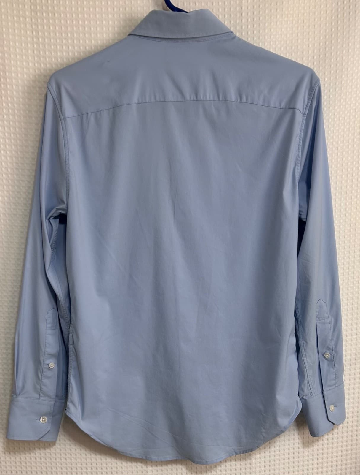 Bonobos Slim Fit Short Long Sleeve Dress Shirt Men XS Fit Blue Performance x - Thumbnail 3