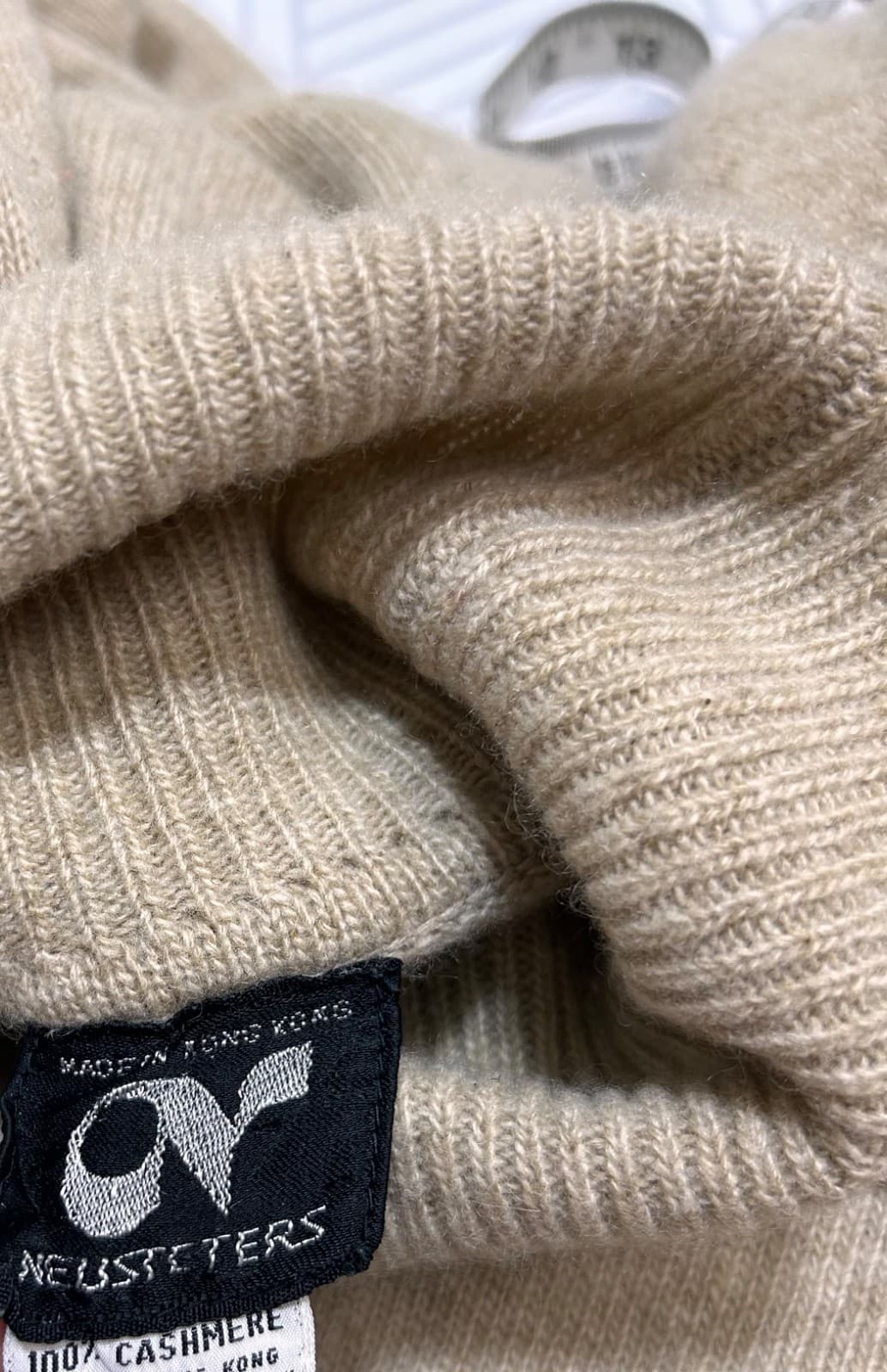 Neusteters Denver Women's size L Sweater 100% Cashmere Turtleneck Cowlc - Thumbnail 8