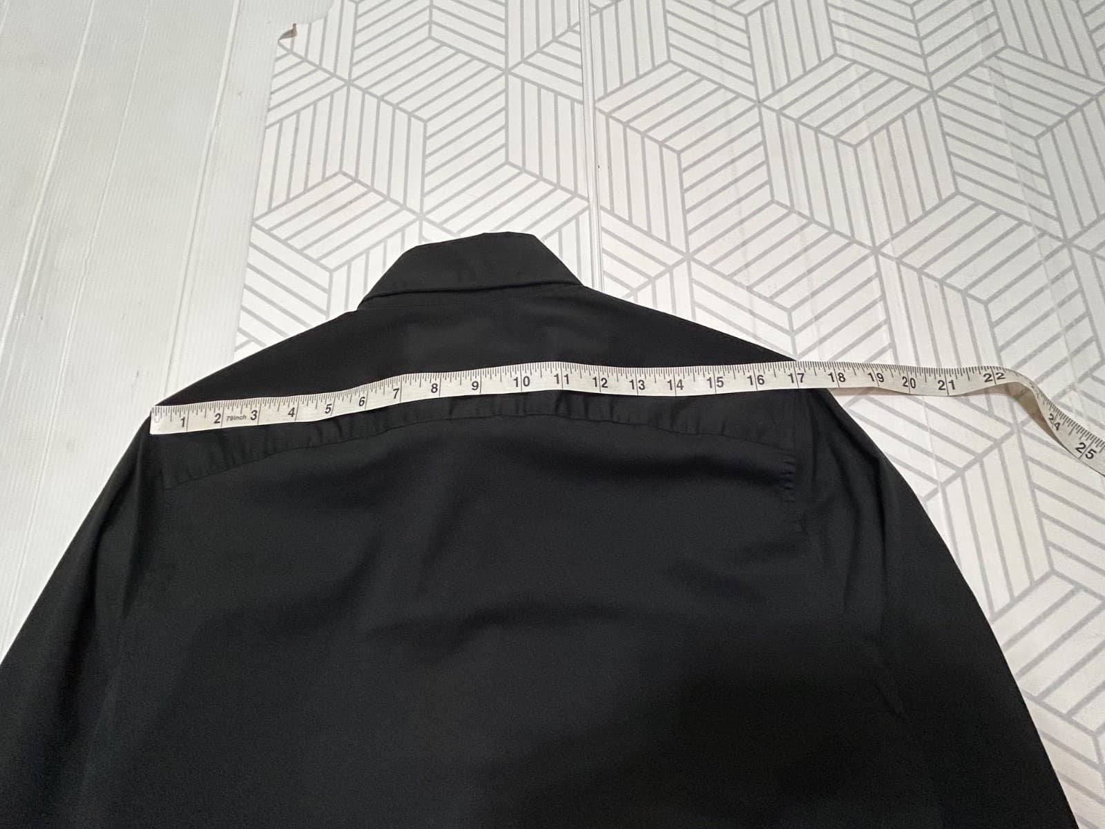 Abercrombie & Fitch Men size XS Work Dress Suit Formal Shirt Button Up Black x - Thumbnail 6