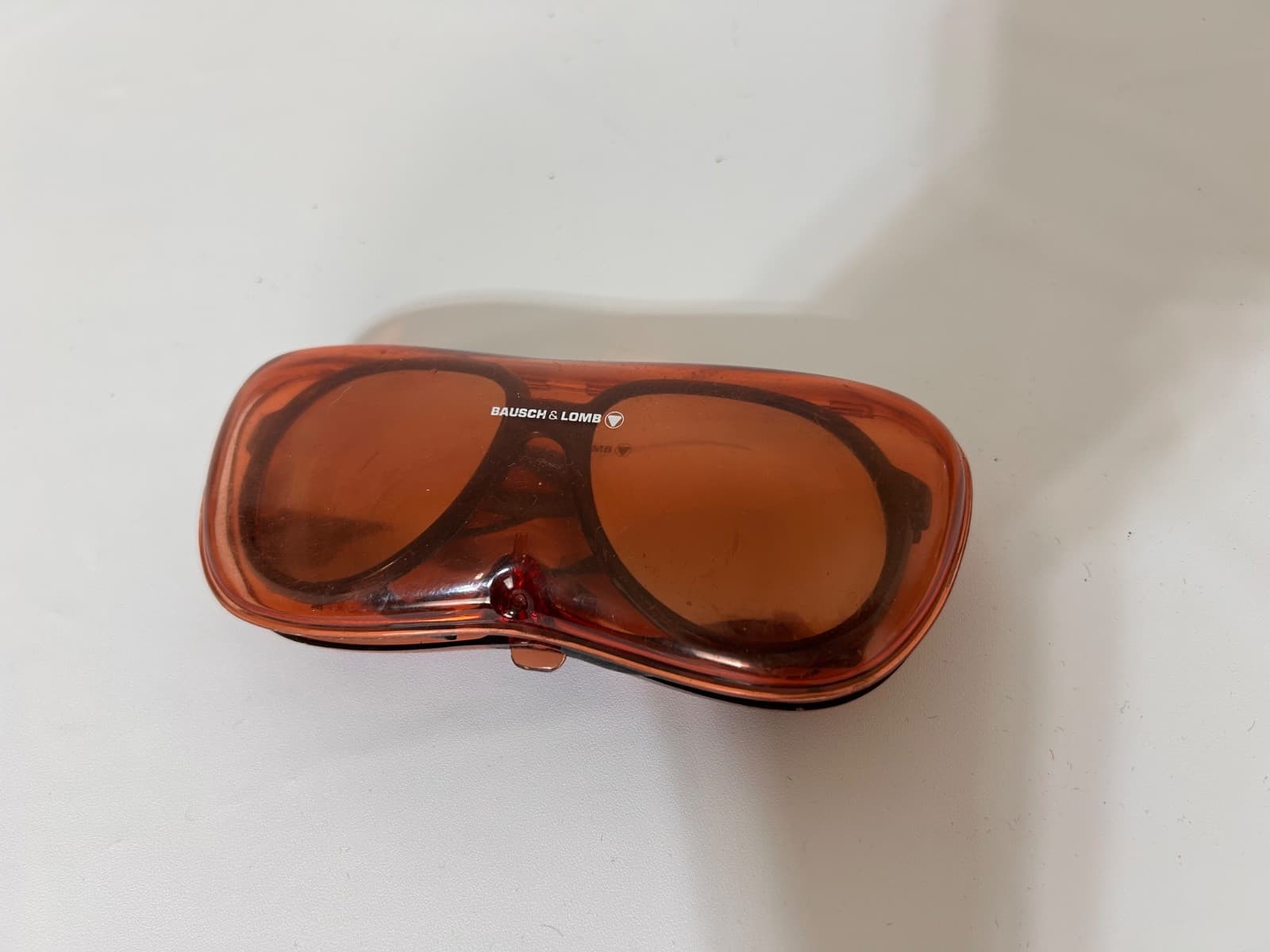 Bolle Nylon Cable Hook Leather Shields Skiing Sunglasses Made In France - Thumbnail 3