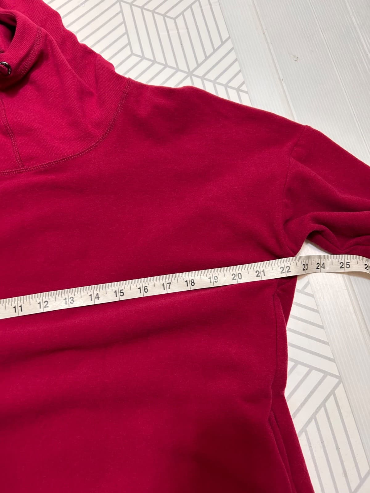 $144 NWT Sweaty Betty Women's size L Hoodie Pockets Pullover Escape Red Fleece d - Thumbnail 6