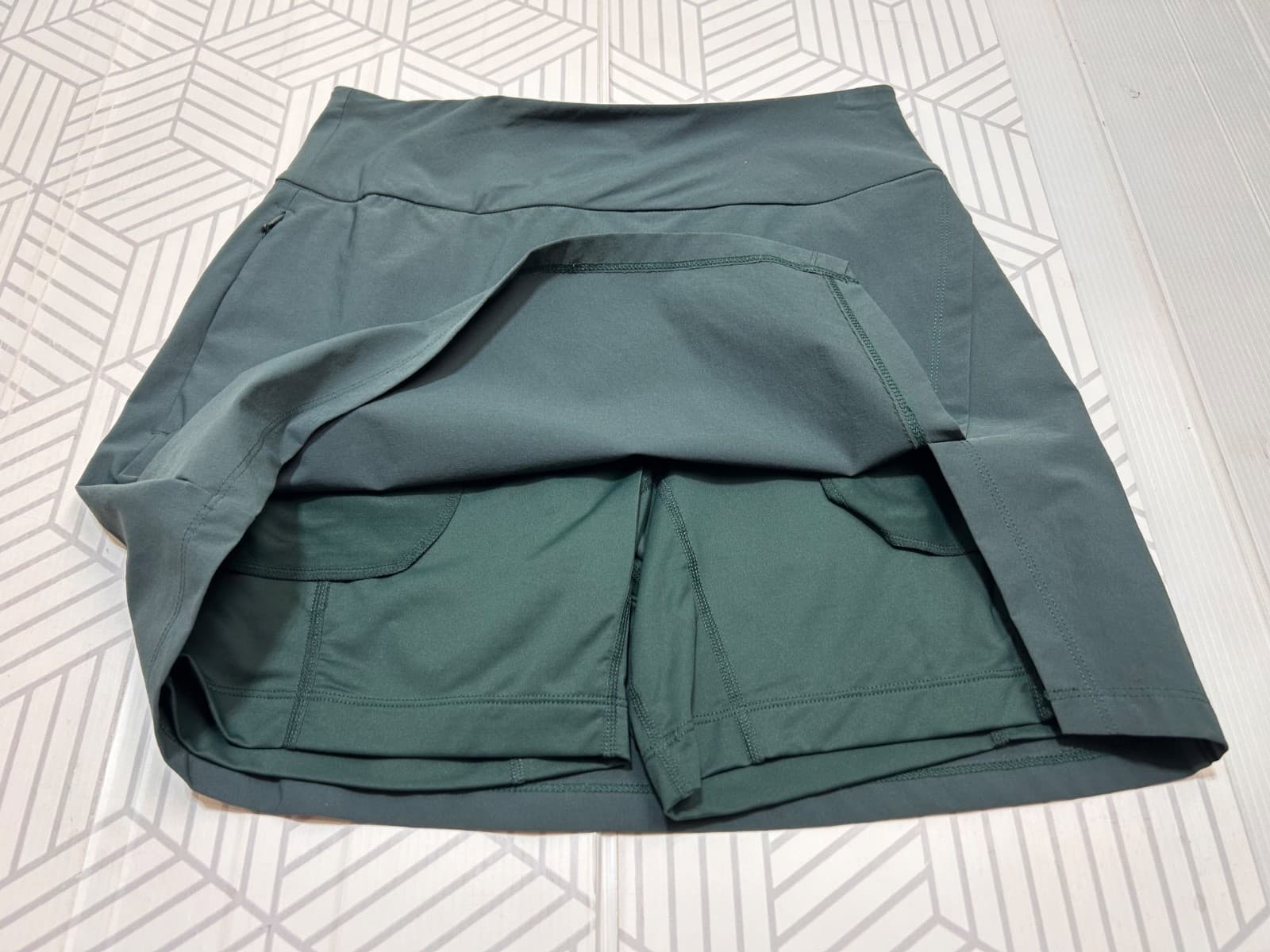 Alder Skort Womens size S Get Dirty Skirt Hiking Walking Golf Pockets Teal i - Thumbnail 5