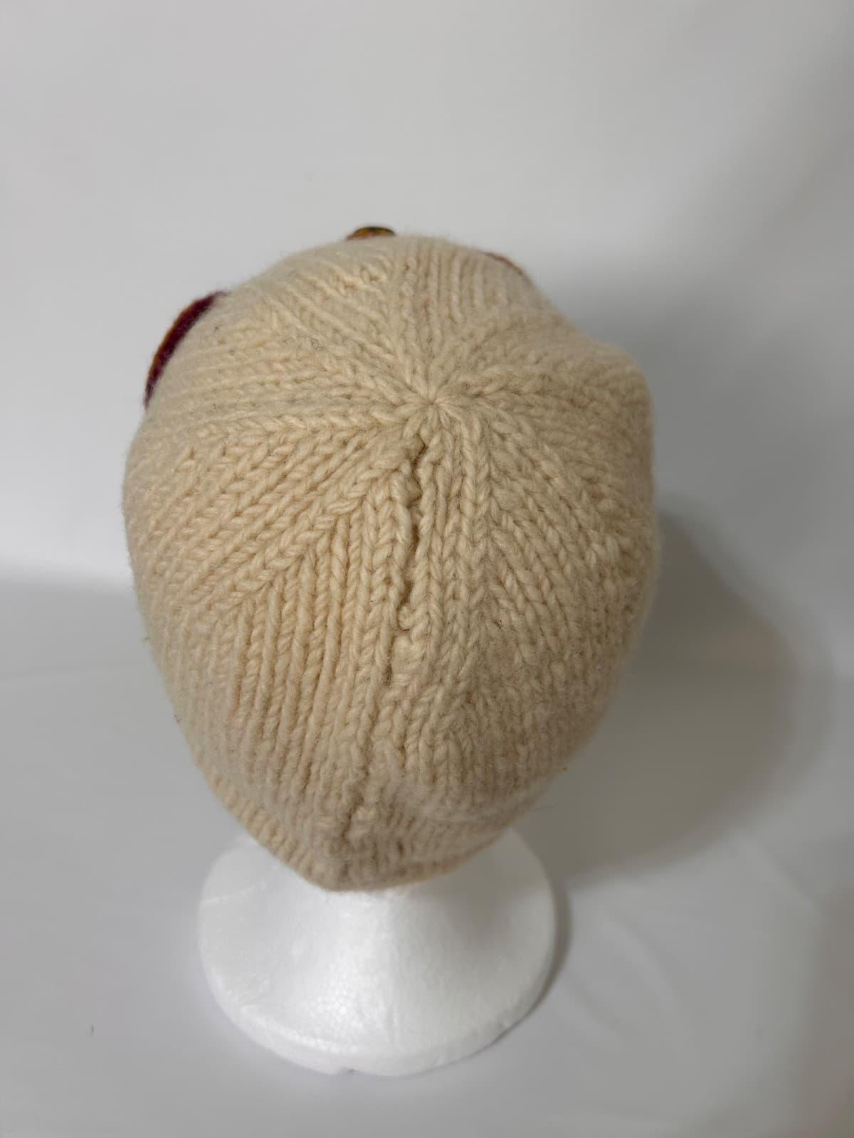 Ambler Mountain Floral Wool Hat Beanie Womens or Kids Embroidered - Thumbnail 8
