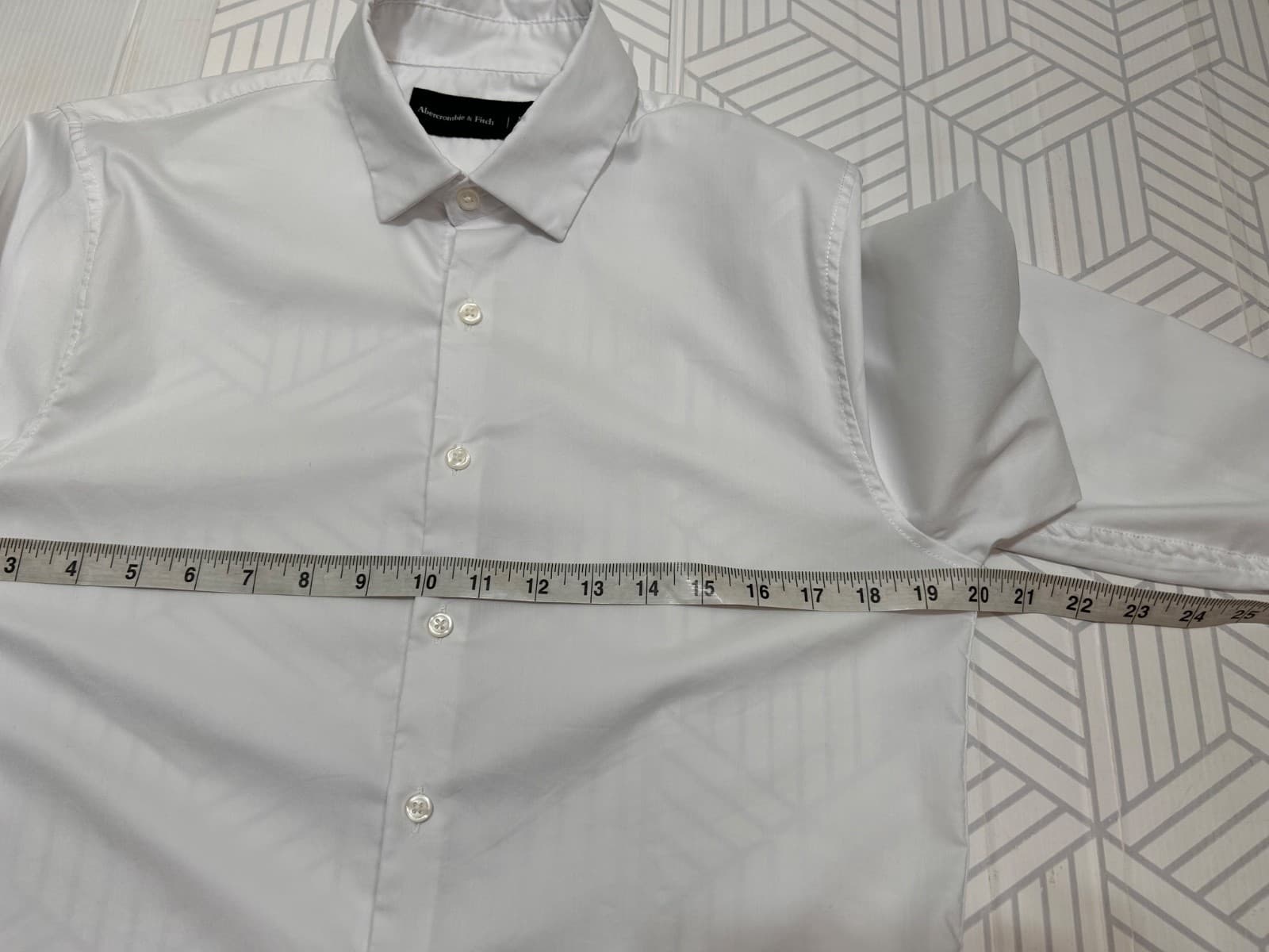 Abercrombie & Fitch Men size XS Work Dress Suit Formal Shirt Button Up White x - Thumbnail 12