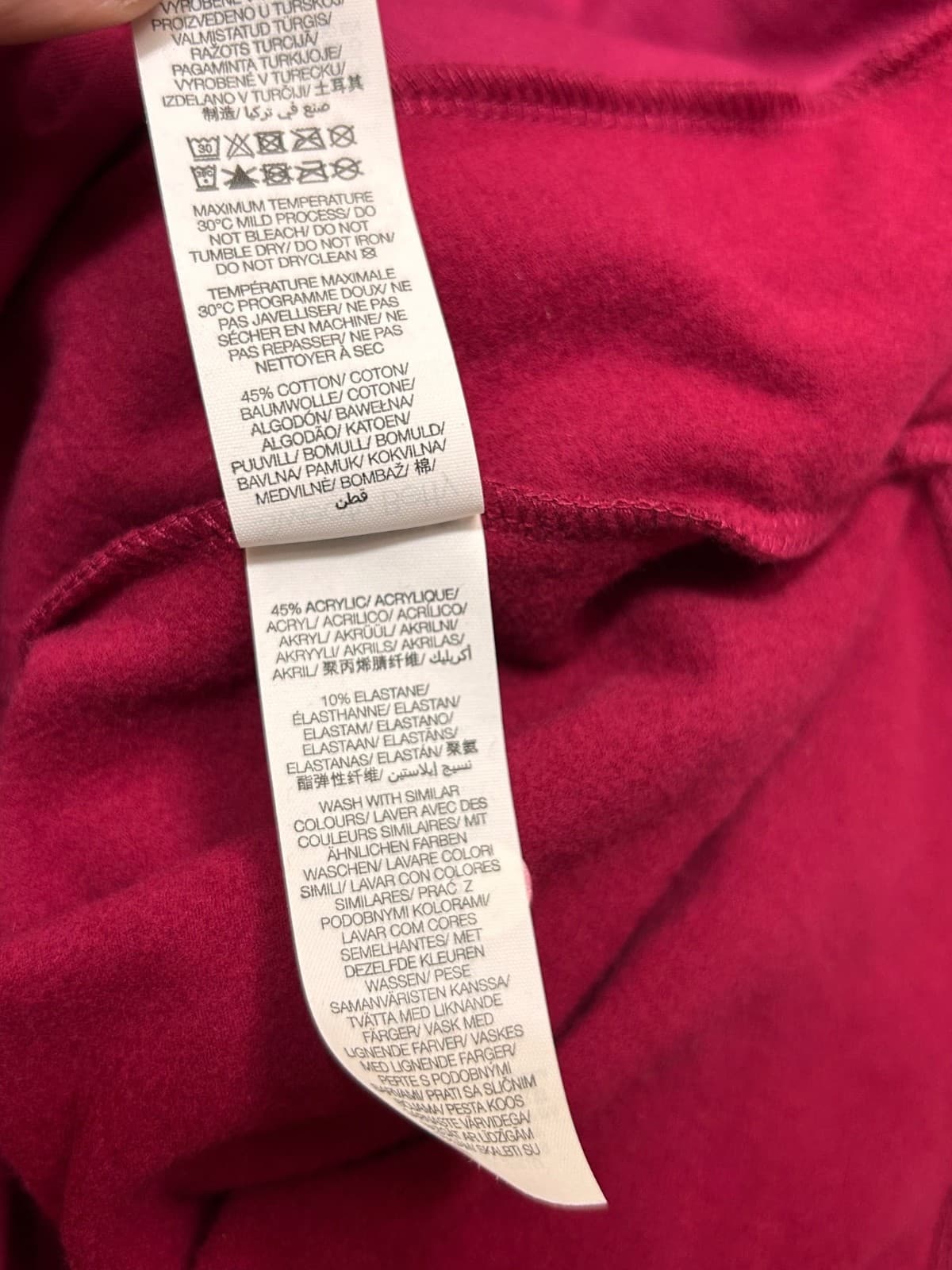 $144 NWT Sweaty Betty Women's size L Hoodie Pockets Pullover Escape Red Fleece d - Thumbnail 7