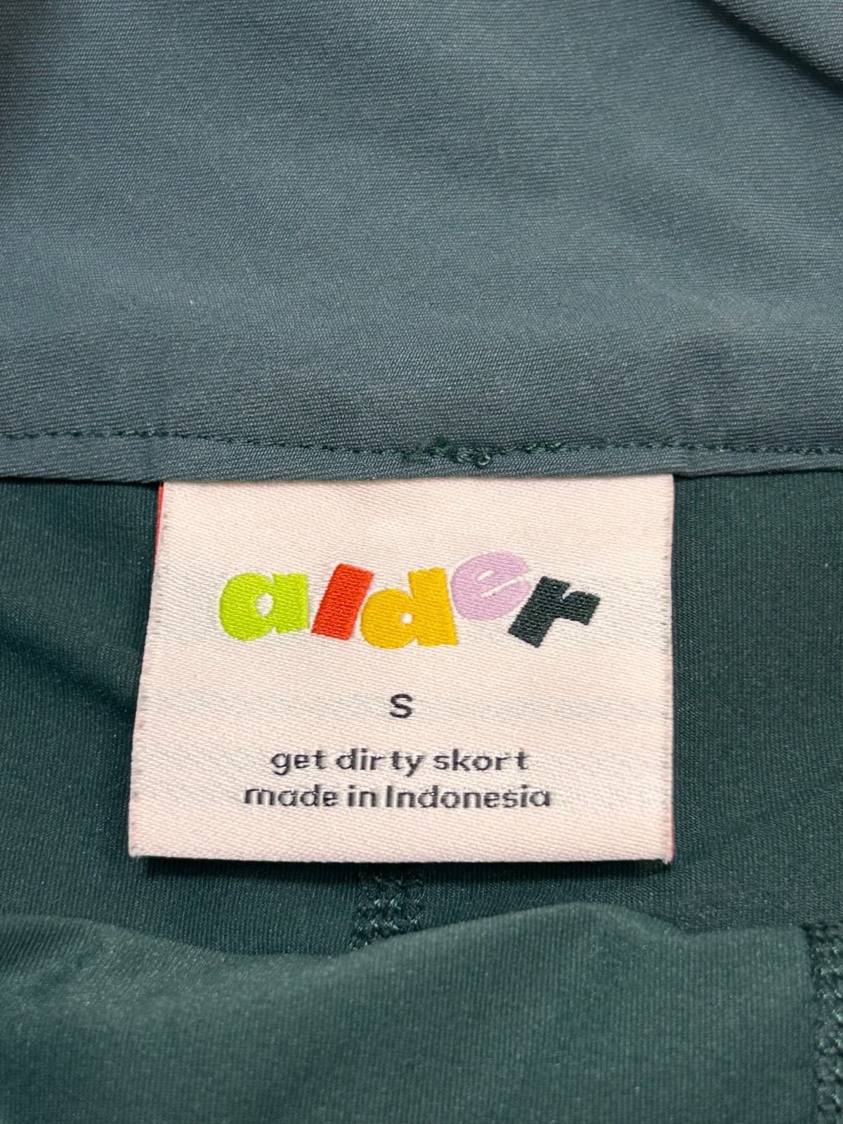 Alder Skort Womens size S Get Dirty Skirt Hiking Walking Golf Pockets Teal i - Thumbnail 3