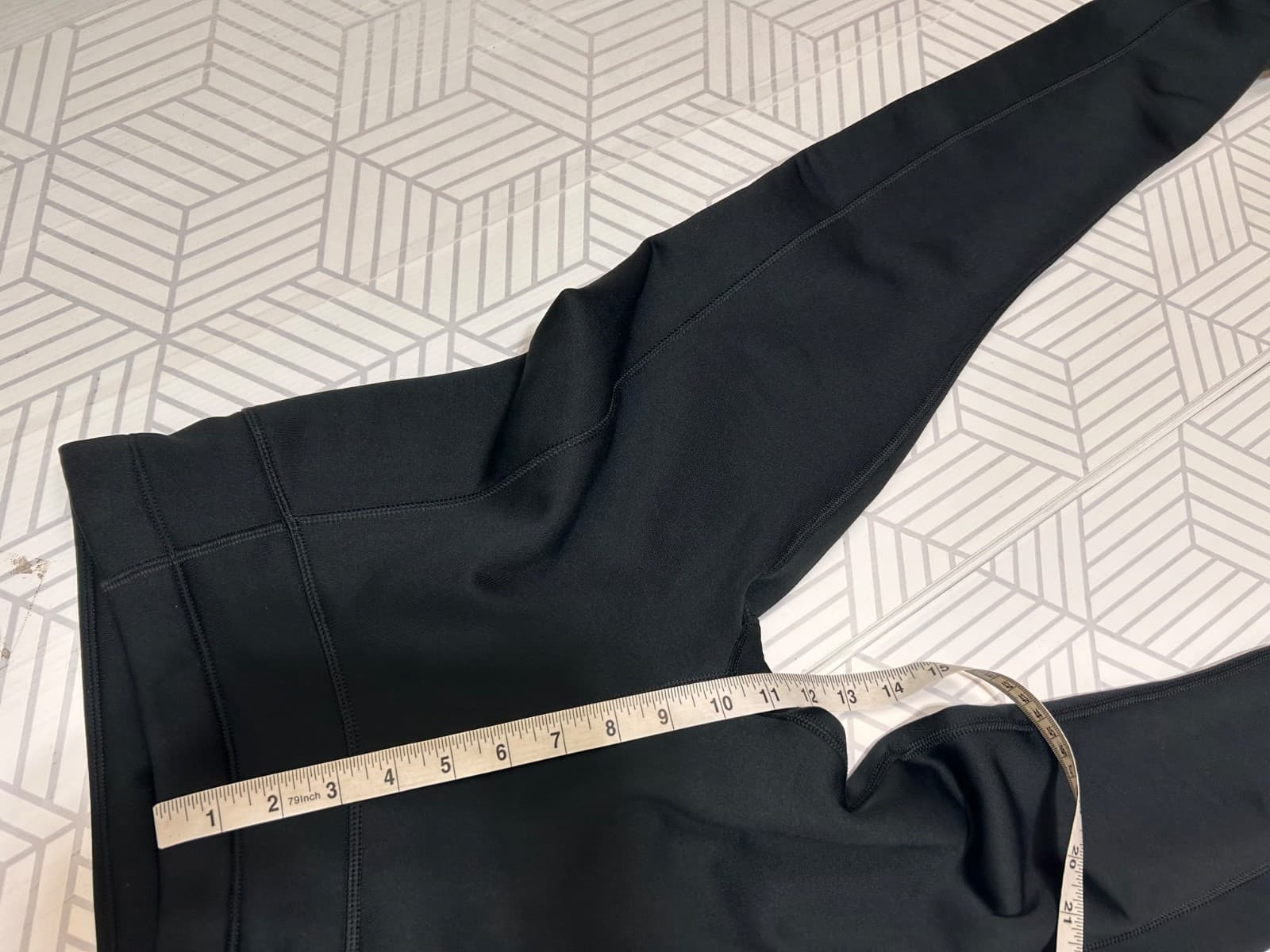 Title Nine Women's Small Polartec Crash Tights Black Pants Fleece x - Thumbnail 7