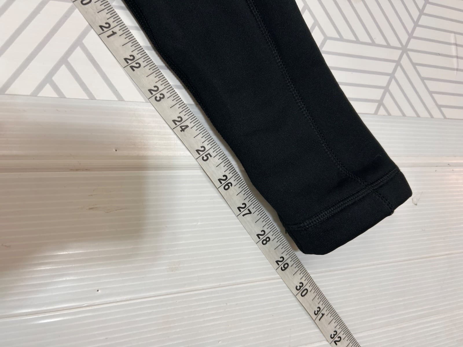 Title Nine Women's Small Polartec Crash Tights Black Pants Fleece x - Thumbnail 6