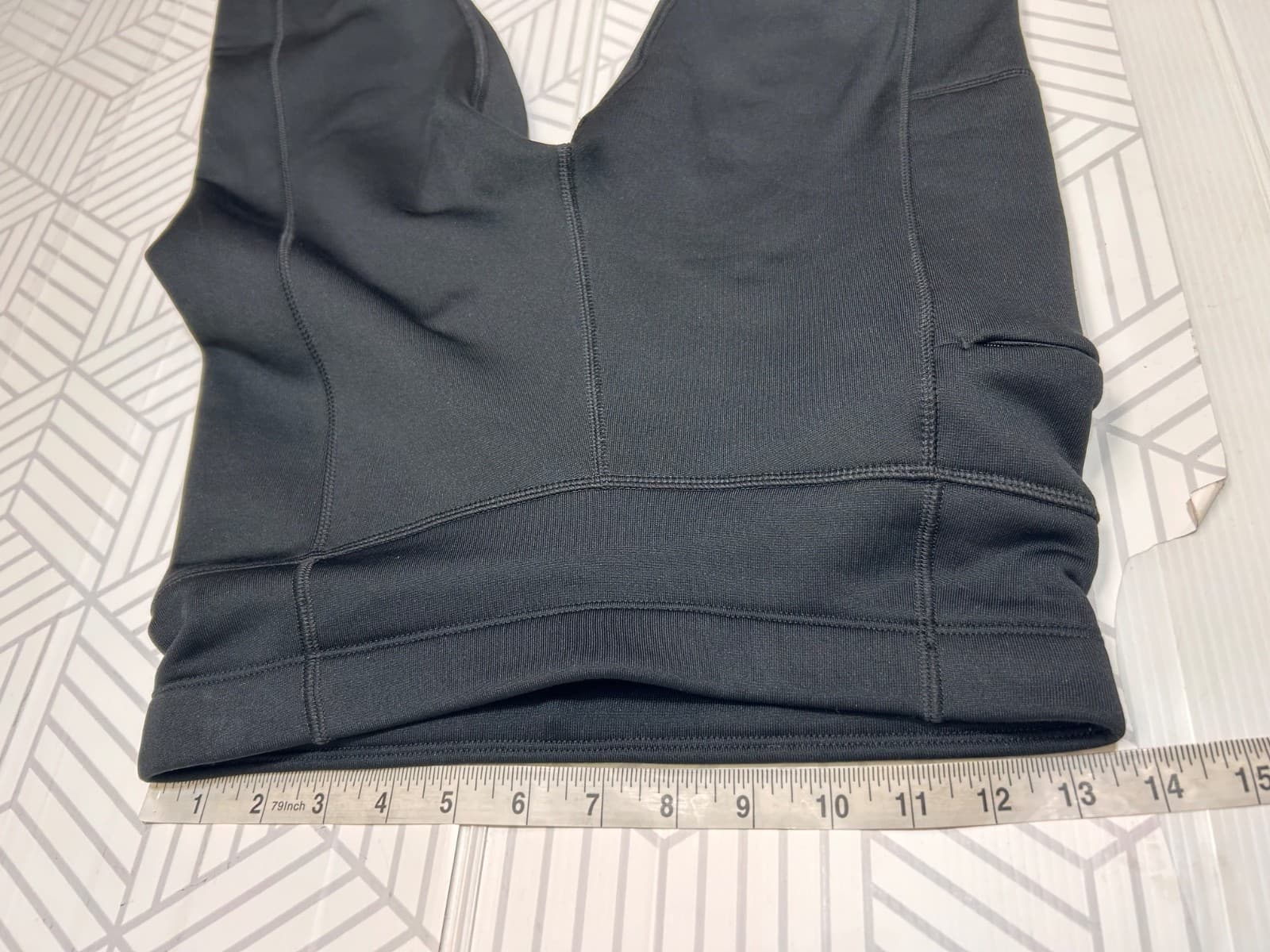 Title Nine Women's Small Polartec Crash Tights Black Pants Fleece x - Thumbnail 8