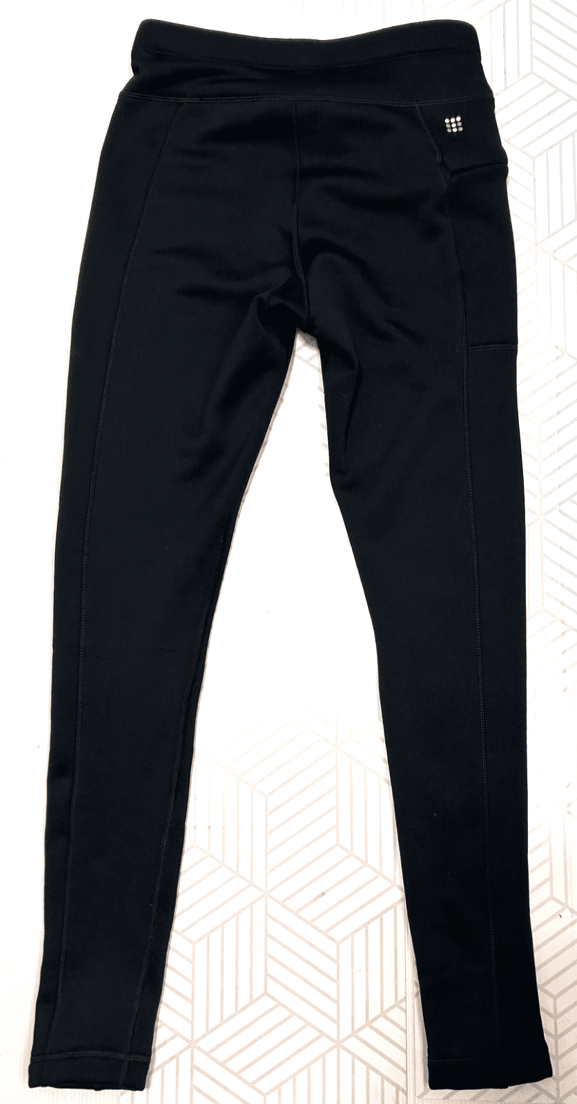 Title Nine Women's Small Polartec Crash Tights Black Pants Fleece x - Thumbnail 5