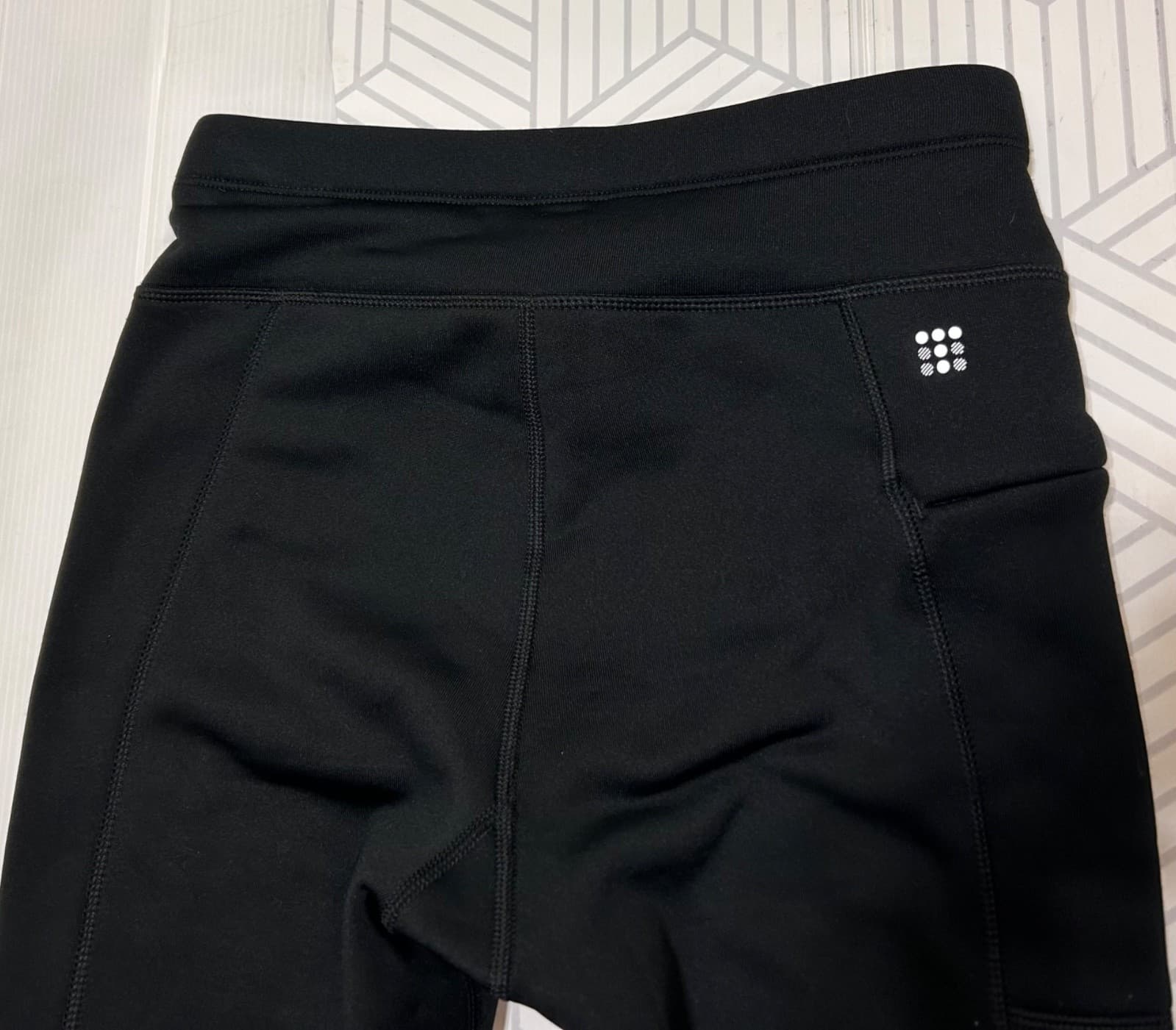 Title Nine Women's Small Polartec Crash Tights Black Pants Fleece x - Thumbnail 10