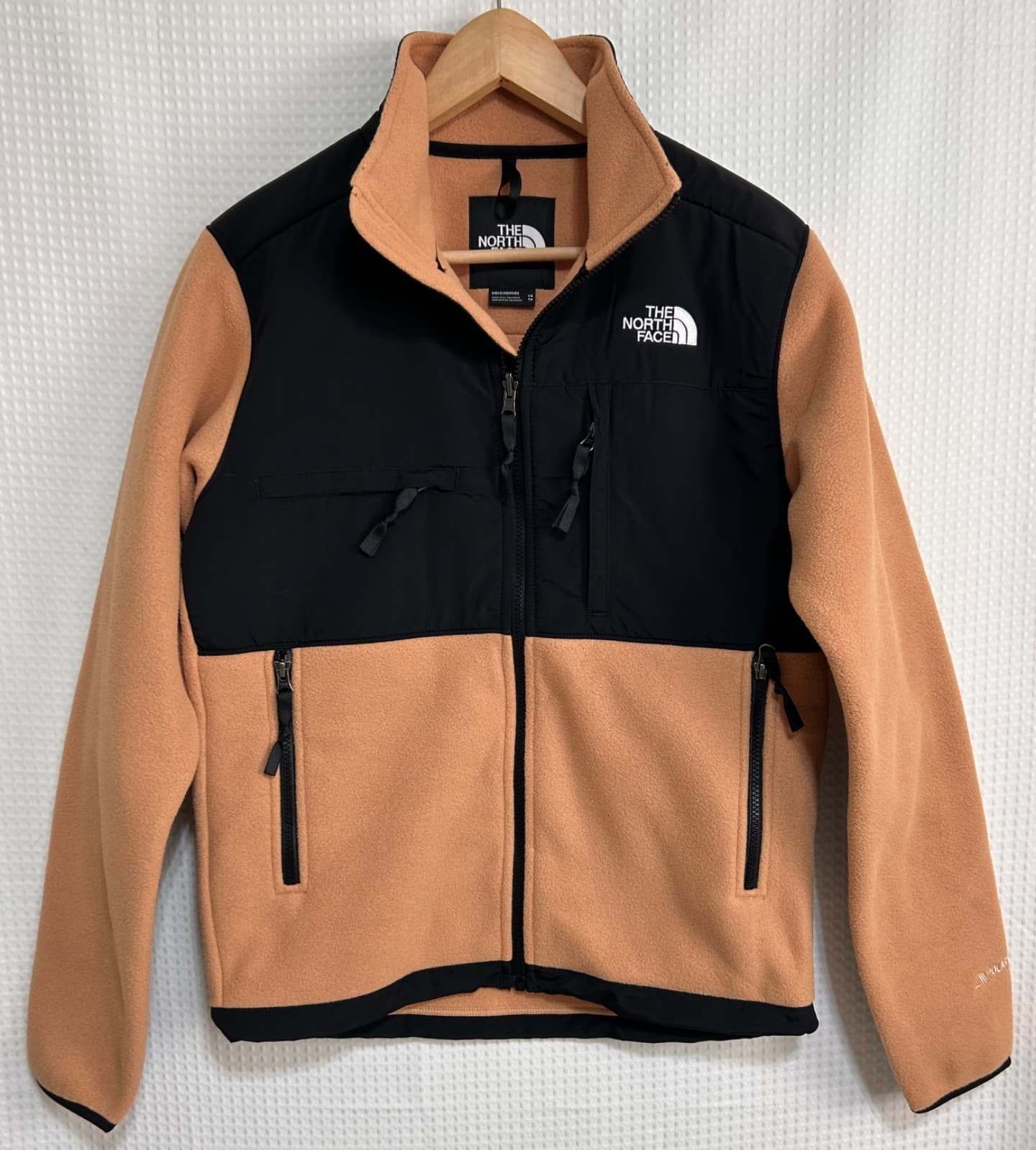 NEW $180 THE NORTH FACE Men's size XS Denali Full Zip Polartec Jacket Almond d - Thumbnail 2