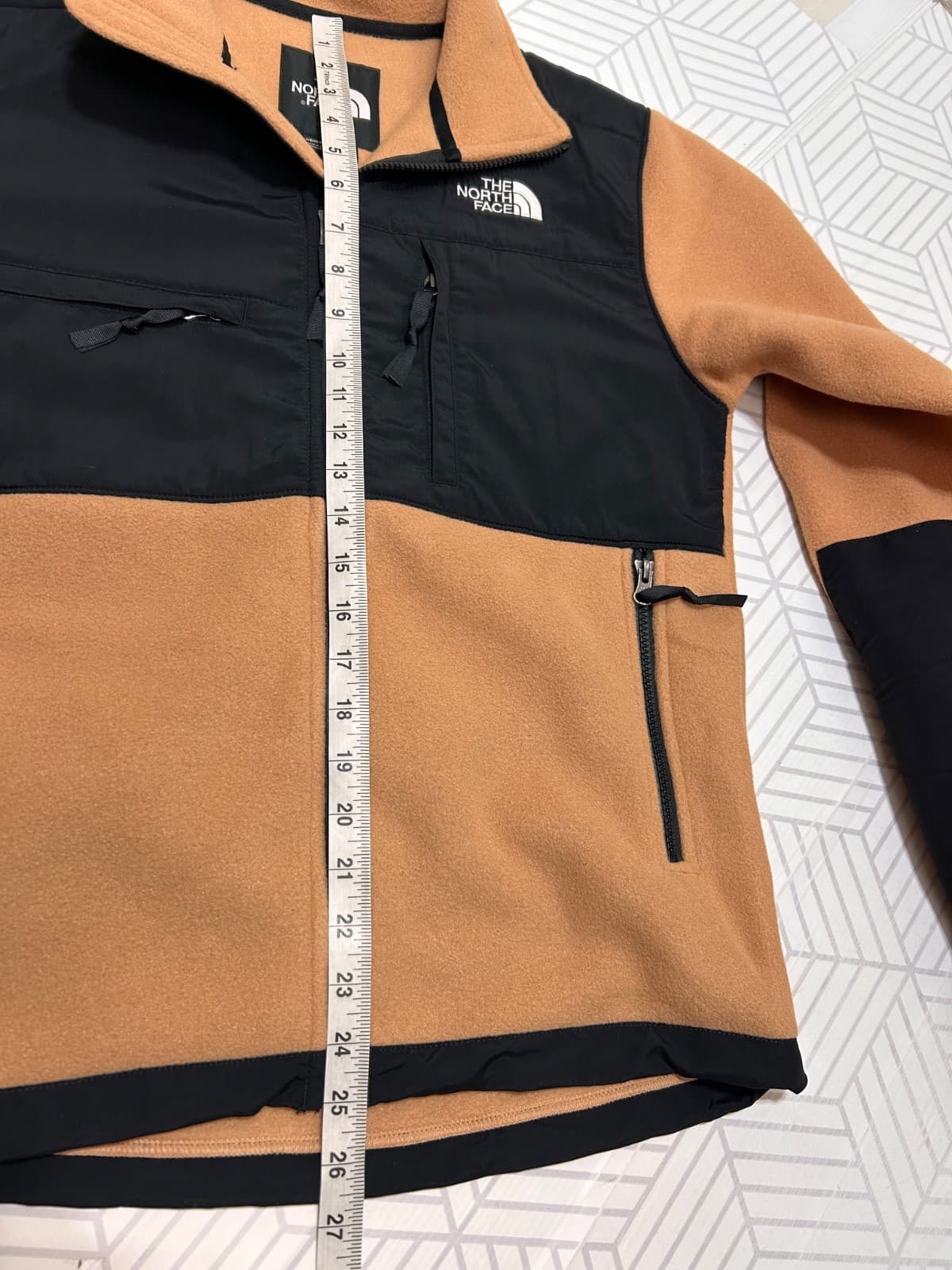 NEW $180 THE NORTH FACE Men's size XS Denali Full Zip Polartec Jacket Almond d - Thumbnail 7
