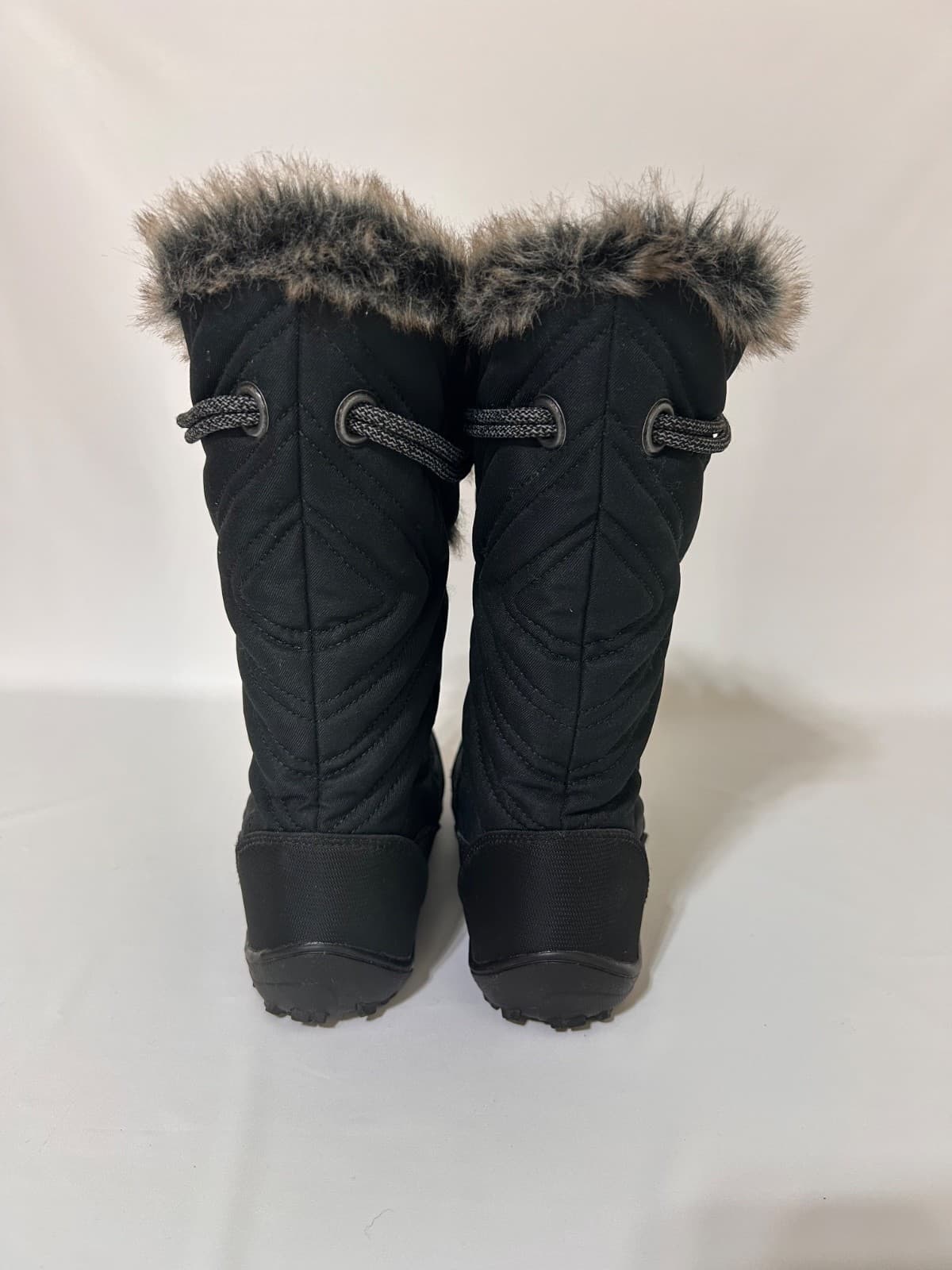 Columbia Women’s Minx Mid Black Snow Fur Winter Shoes Boot Size 7 EU 38 - Thumbnail 9