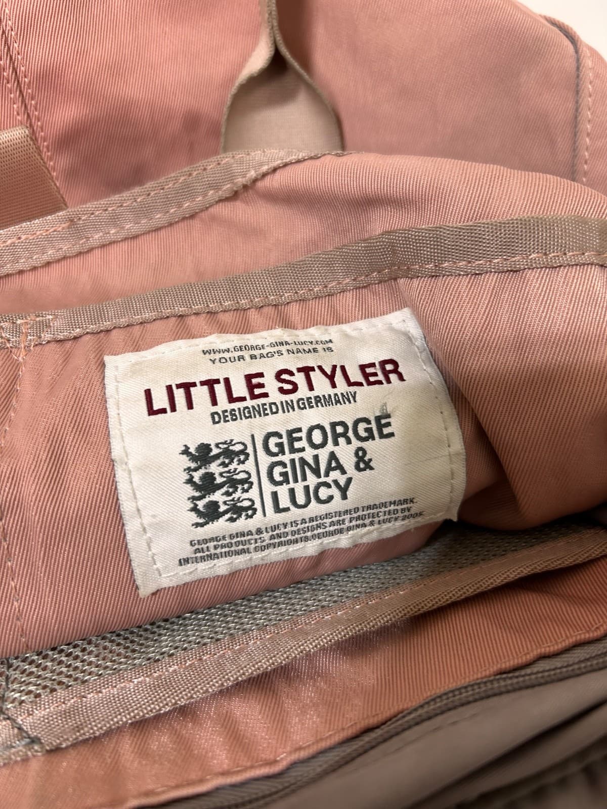 George Gina & Lucy GGL Styler Bag Strappy 2000s Hand Bag y2k M/Large Pink - Thumbnail 7