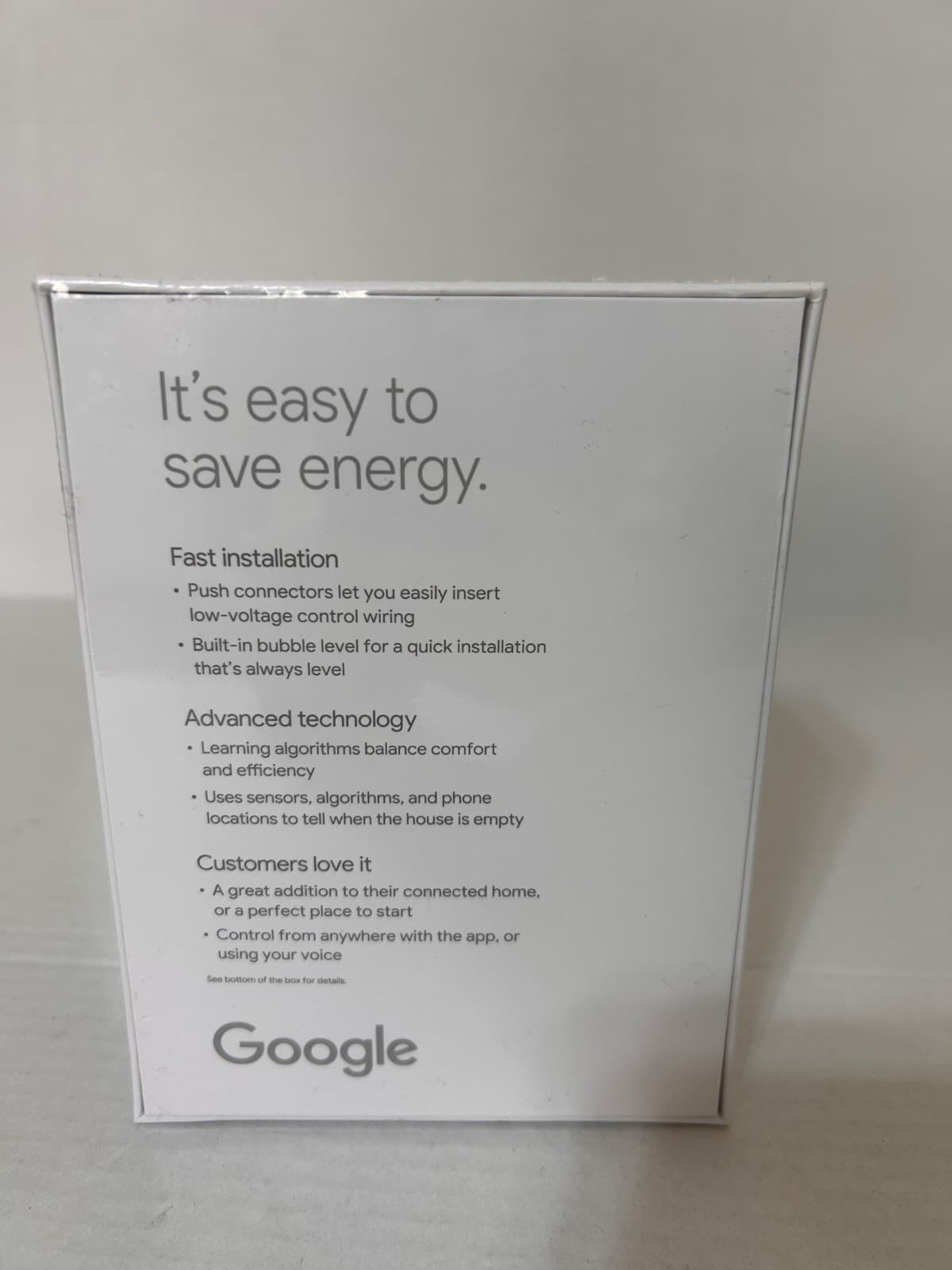 Complete Kit Google Nest T4001ES Nest Thermostat E Smart - White T4000ES Seale - Thumbnail 5