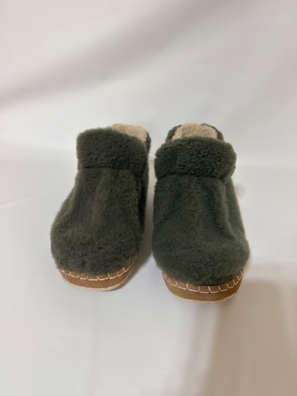 LL Bean Cozy Pile Monkey Fleece Slipper Booties Womens Size 8 - Thumbnail 10