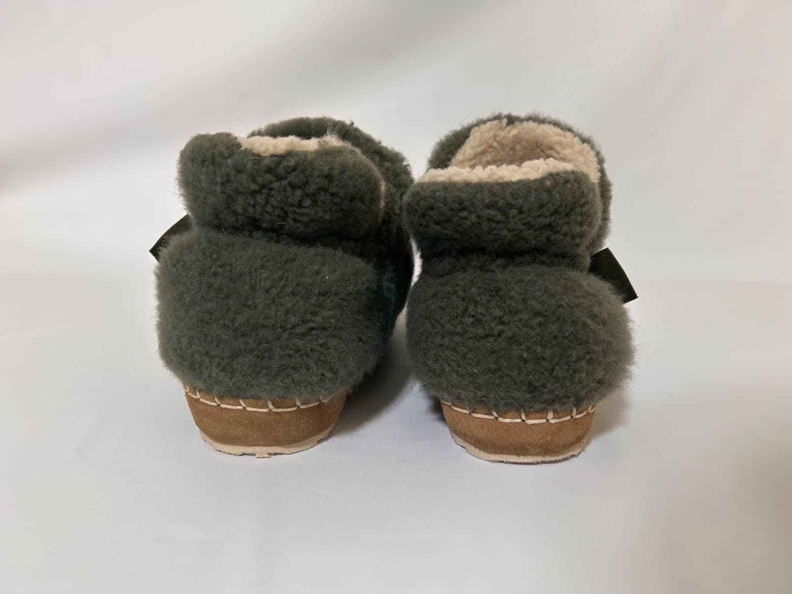 LL Bean Cozy Pile Monkey Fleece Slipper Booties Womens Size 8 - Thumbnail 8