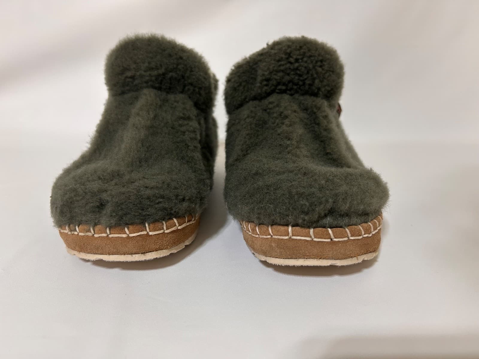 LL Bean Cozy Pile Monkey Fleece Slipper Booties Womens Size 8 - Thumbnail 9