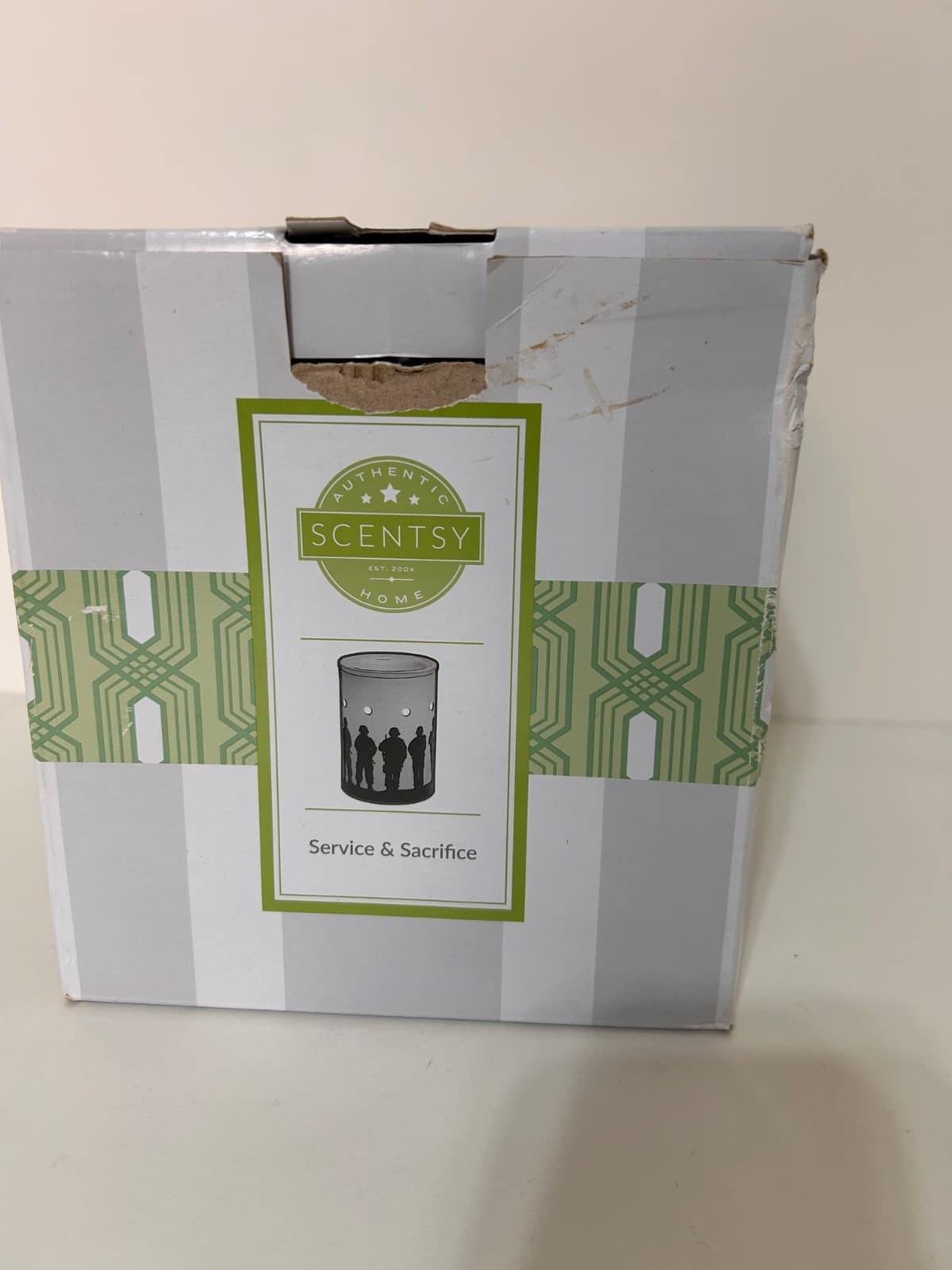 Scentsy Service and Sacrifice Military Themed Wax Warmer MISSING TOP - Thumbnail 2