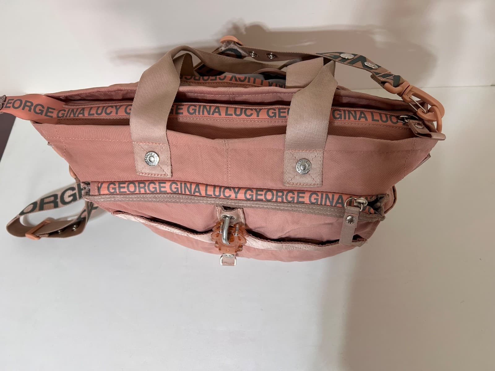 George Gina & Lucy GGL Styler Bag Strappy 2000s Hand Bag y2k M/Large Pink - Thumbnail 17