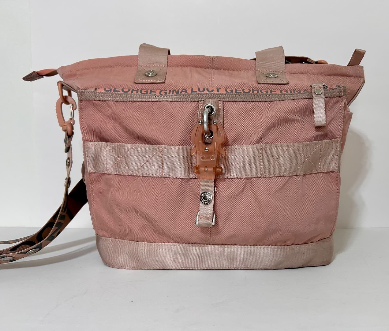 George Gina & Lucy GGL Styler Bag Strappy 2000s Hand Bag y2k M/Large Pink - Thumbnail 2