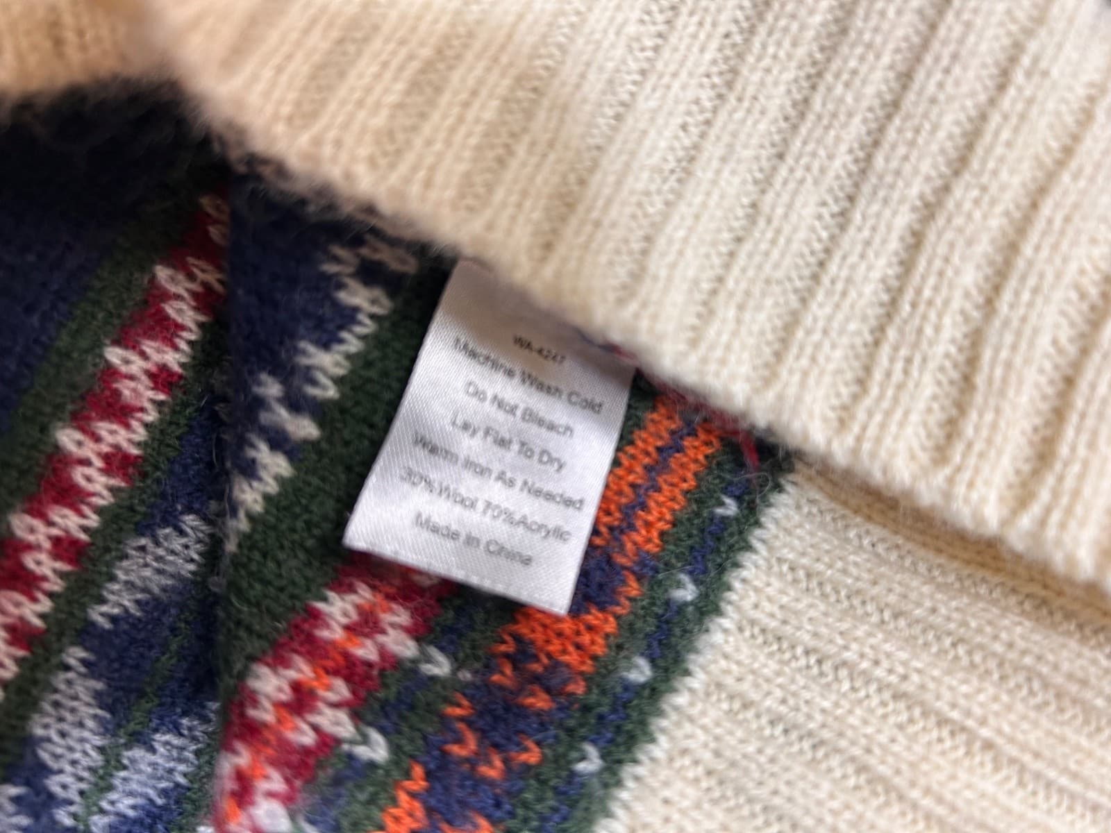 Kiel James Patrick Cozy Cabin Size XS Fair Isle Moose Sweater Dress Wool Blend z - Thumbnail 9