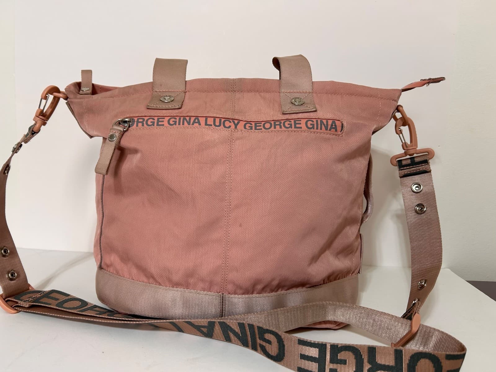 George Gina & Lucy GGL Styler Bag Strappy 2000s Hand Bag y2k M/Large Pink - Thumbnail 15
