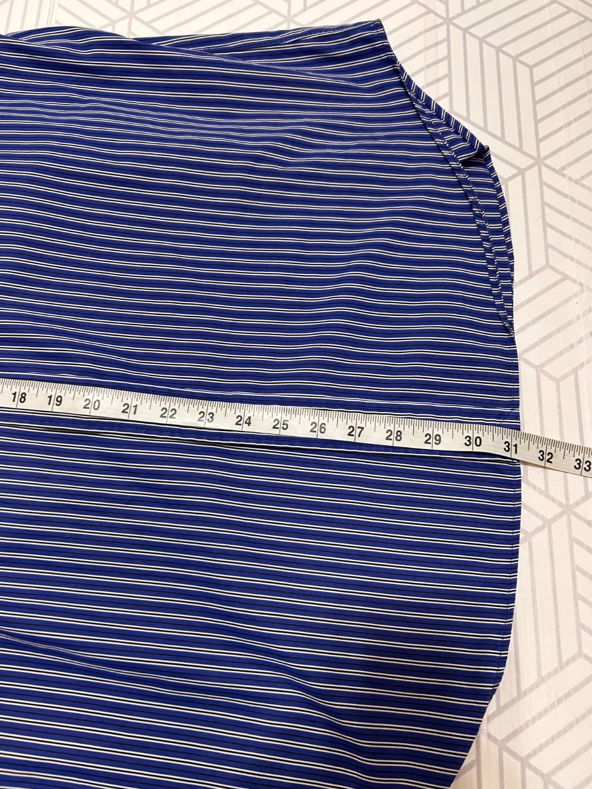 Ralph Lauren Mens size XL Striped Blue White Long Sleeve Button Up Shirt Pony d - Thumbnail 7